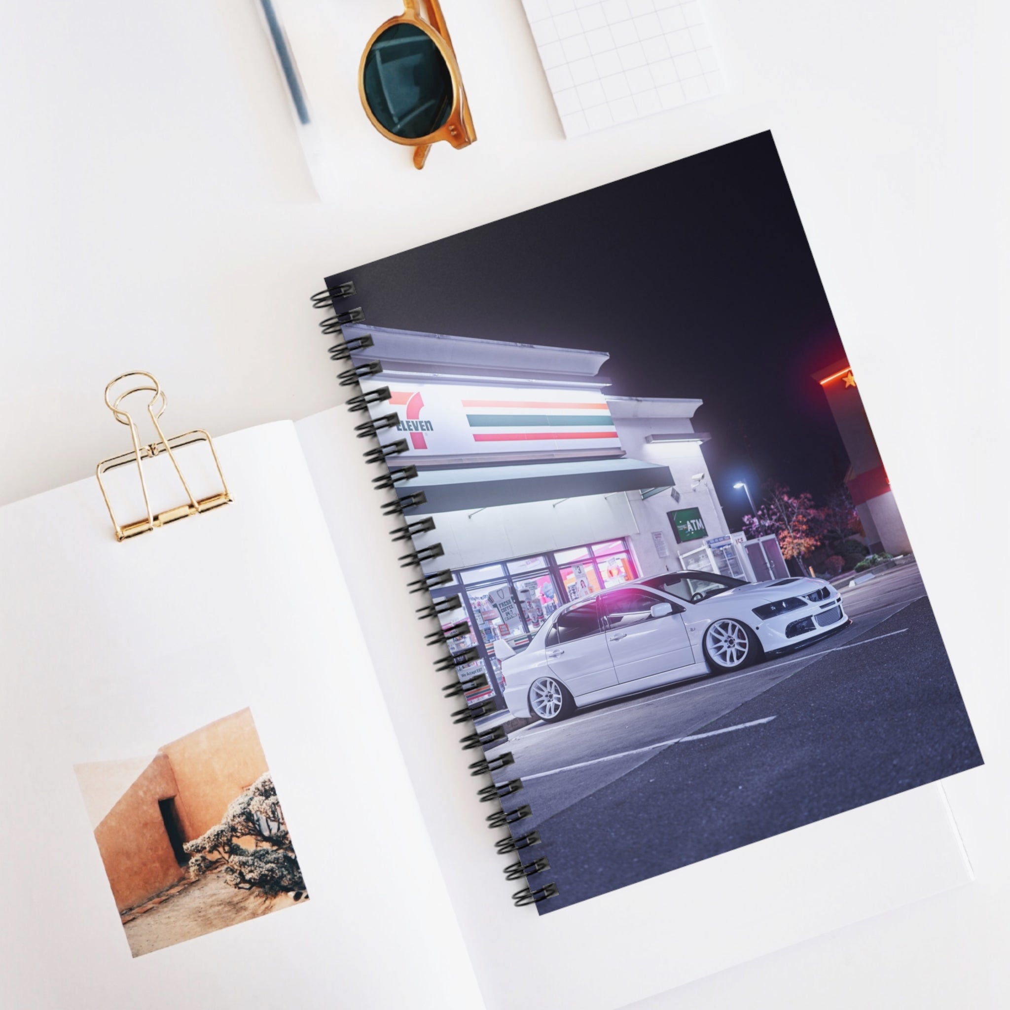 Mitsubishi Evo 8 Automotive Spiral Notebook #006 - Throttle Designs