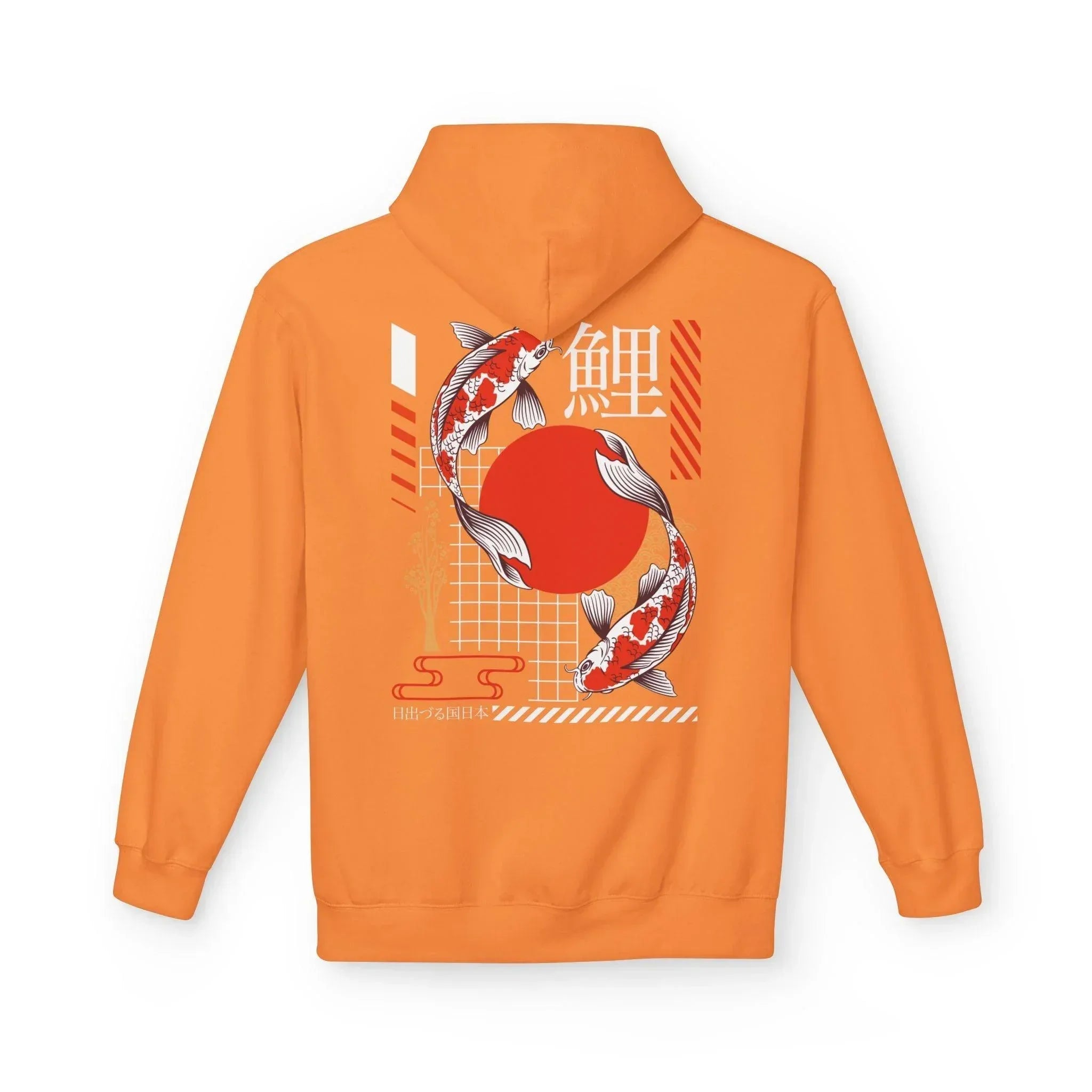Koi Fish Streetwear Fleece Hoodie - Ultimate Comfort Meets Stylish Design