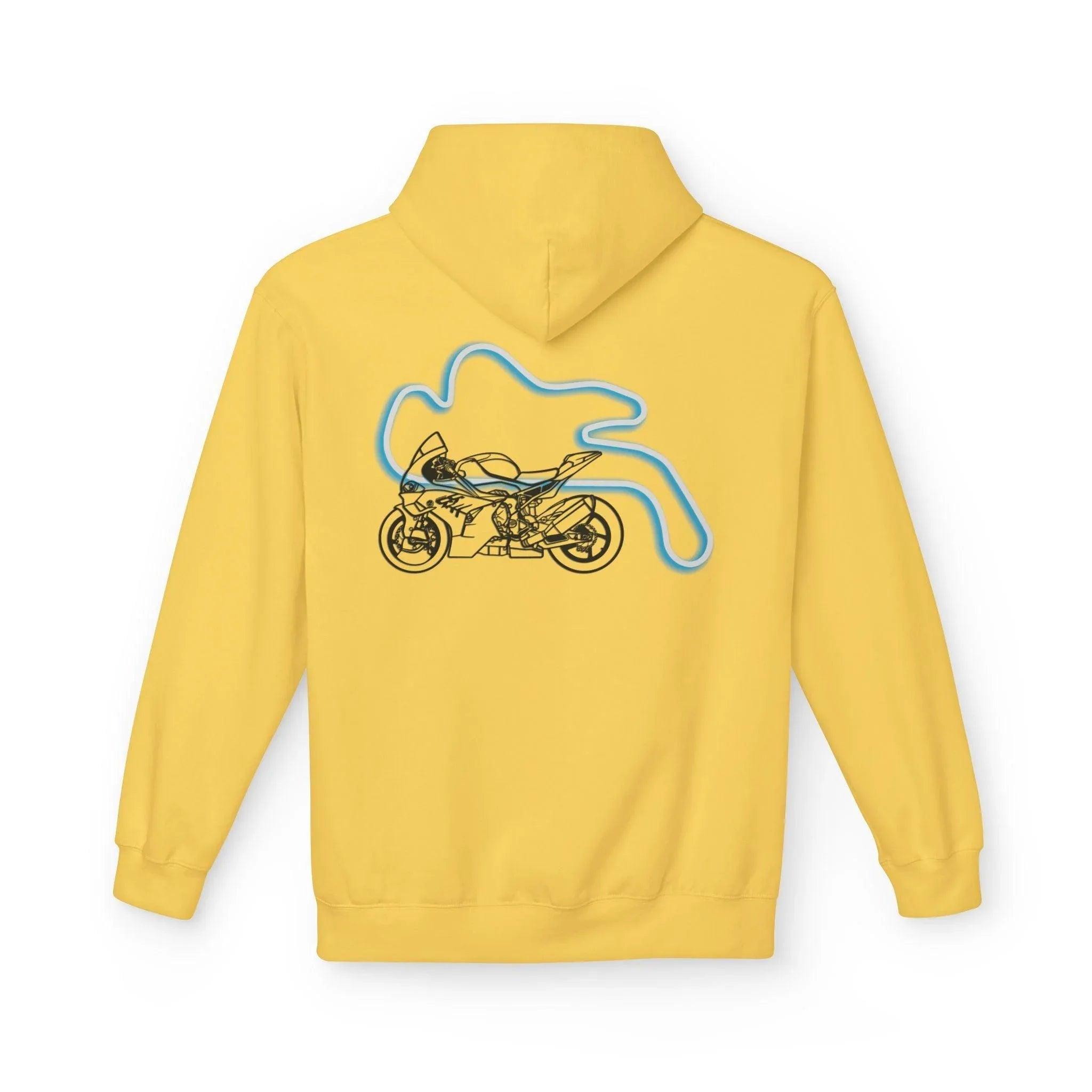 BMW Inspired M1000RR Fleece Hoodie Comfort and Style for Motorsport Enthusiasts