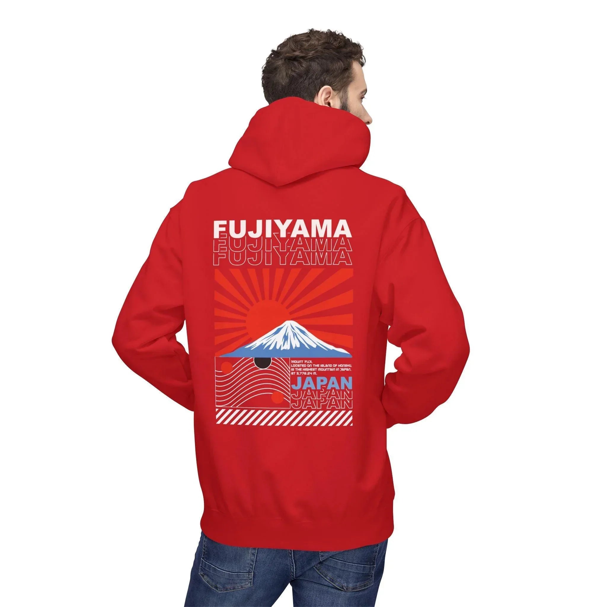 Fujiyama Japan Streetwear Cozy Fleece Hoodie - Ultimate Comfort & Style