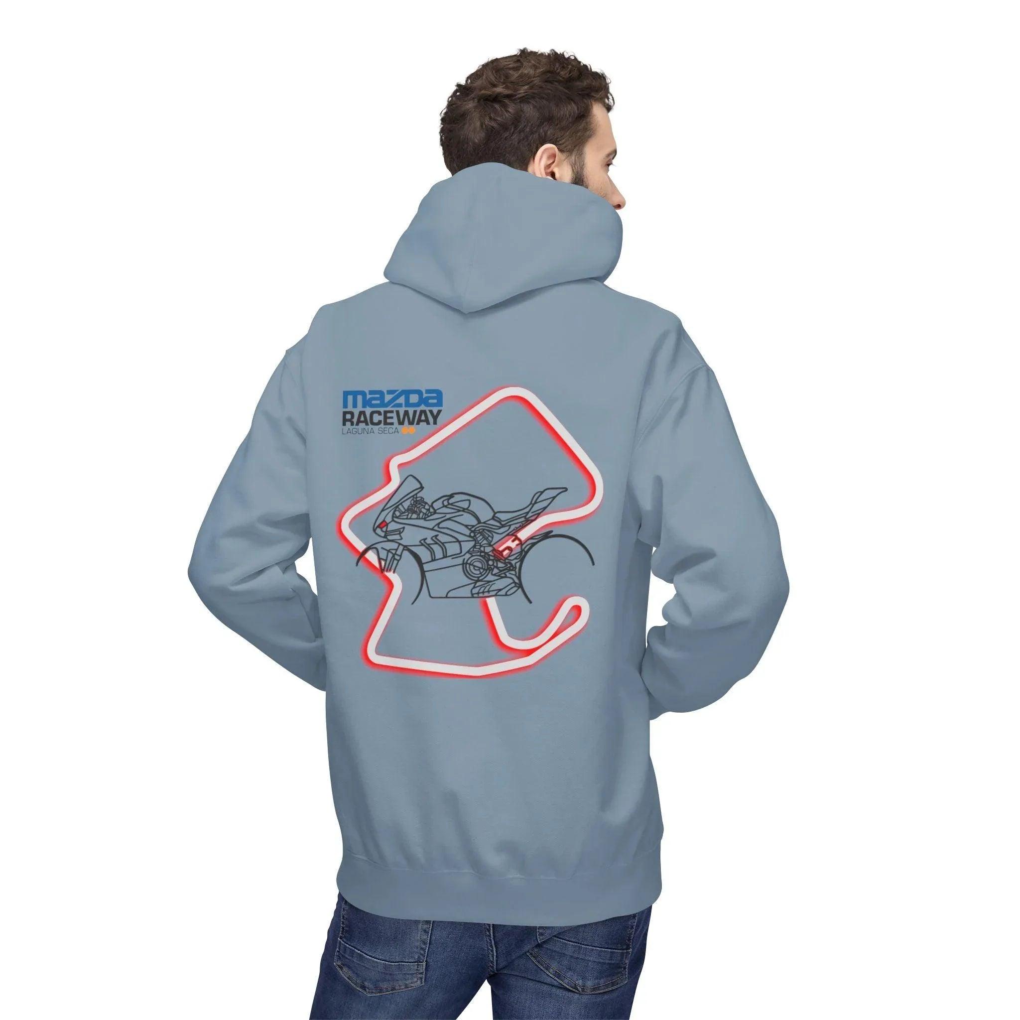Ducati Panigale V4 SP Laguna Seca Hoodie - Red Edition for Comfort & Style