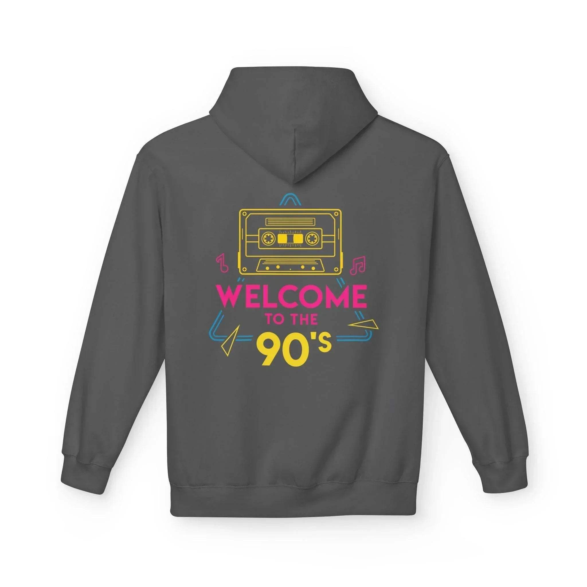 Nostalgic 90's Vibes Premium Fleece Hoodie for Ultimate Comfort