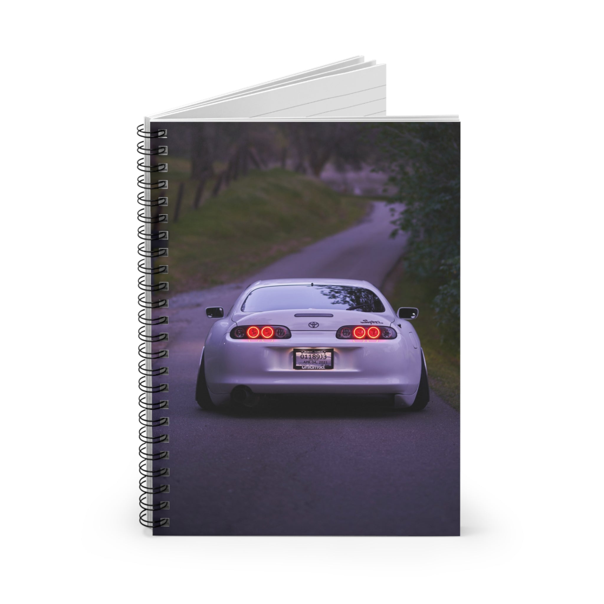 Toyota Supra Mk4 Automotive Spiral Notebook #009 - Throttle Designs