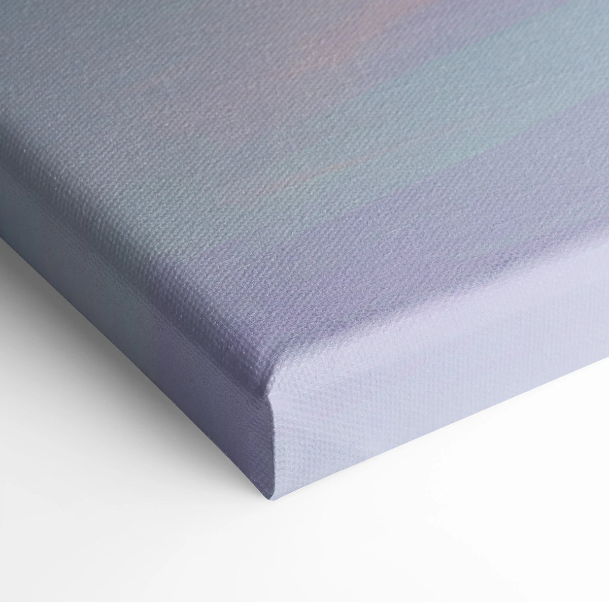A soft lavender canvas print with a subtle gradient and textured surface in dodge challenger inspired car wall art