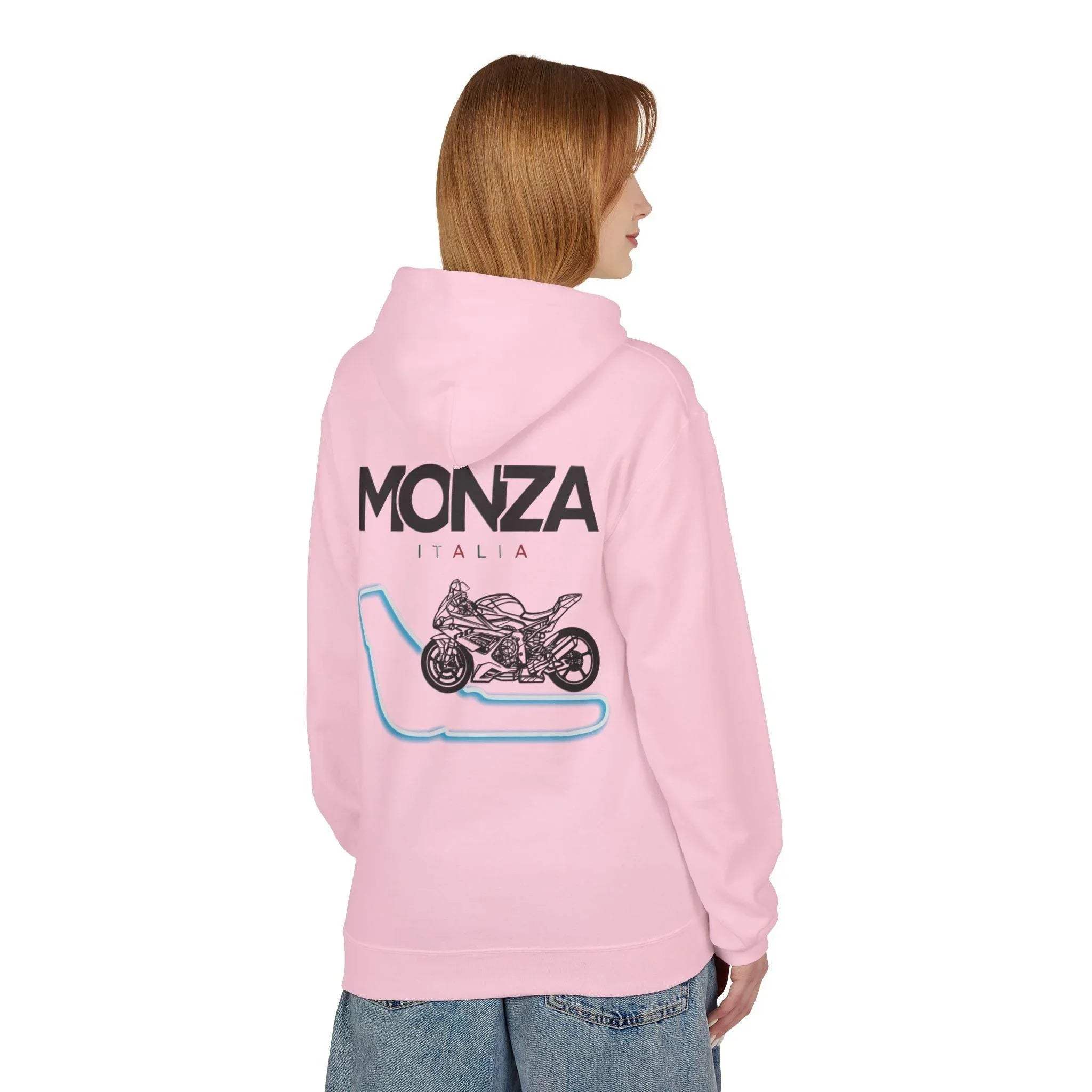 BMW Inspired S1000RR Monza Italia Race Track Fleece Hoodie for Style and Comfort