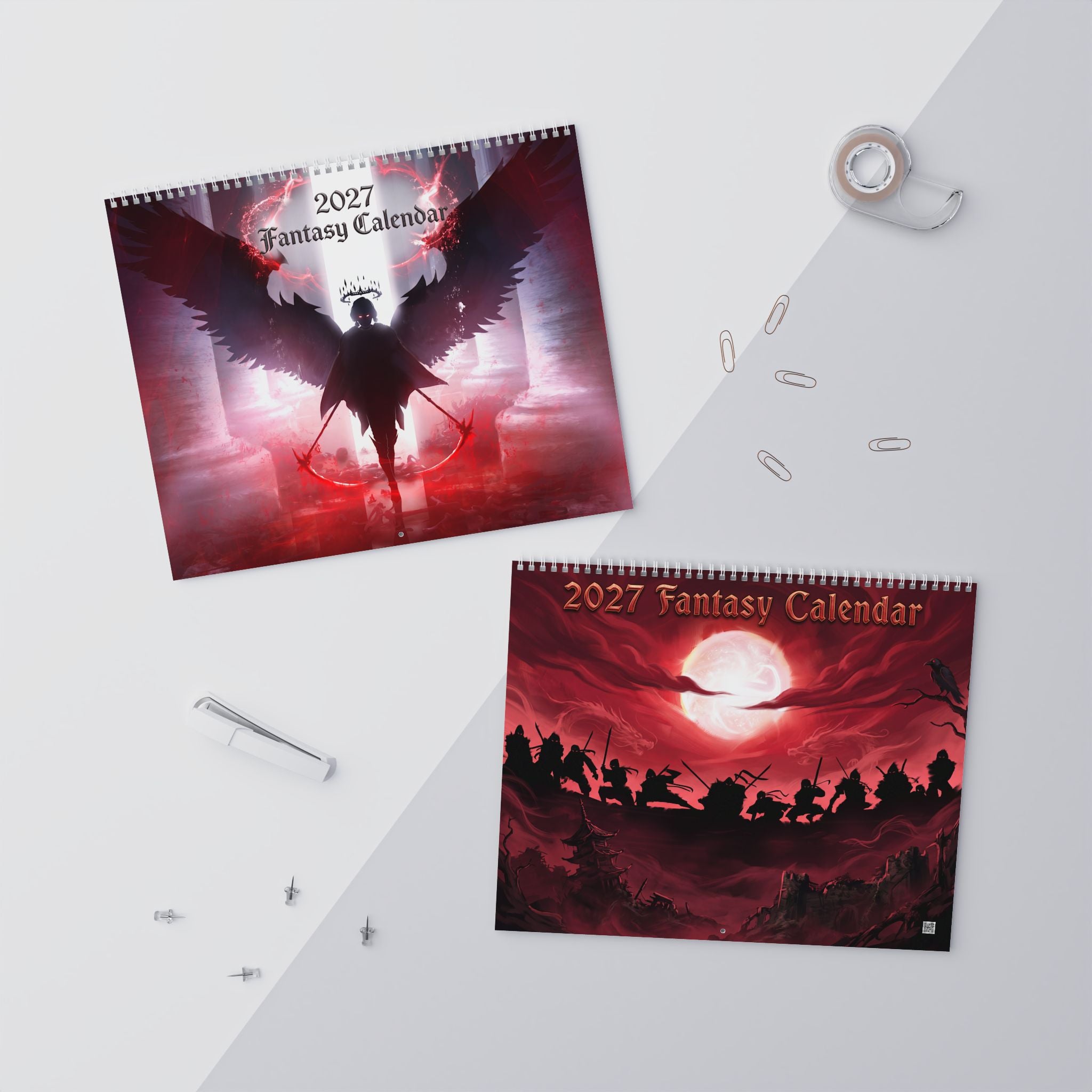 2027 Fantasy Character Wall Calendar – Mystical Artwork, Enchanted Worlds & Scenic Fantasy Art