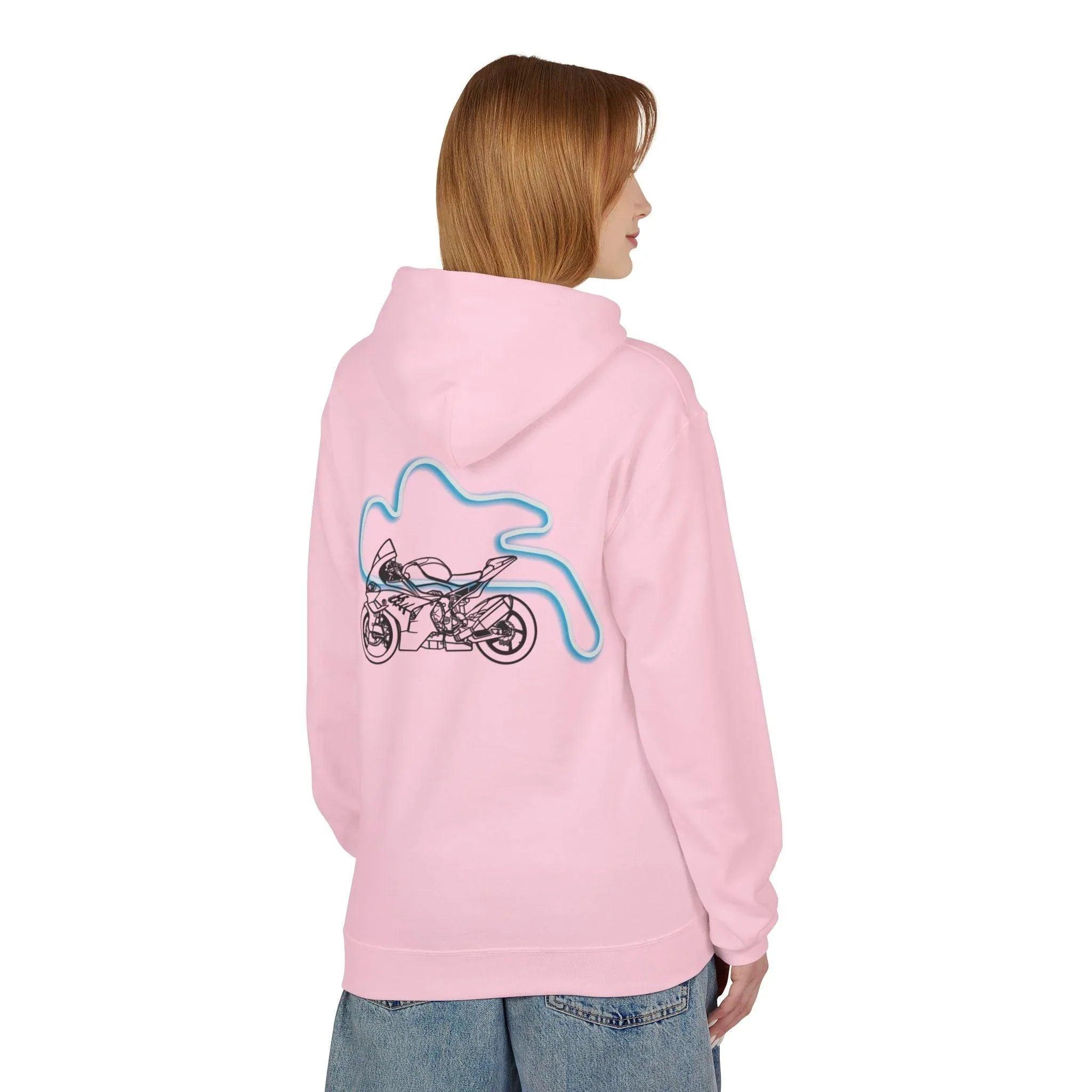 BMW Inspired M1000RR Fleece Hoodie Comfort and Style for Motorsport Enthusiasts