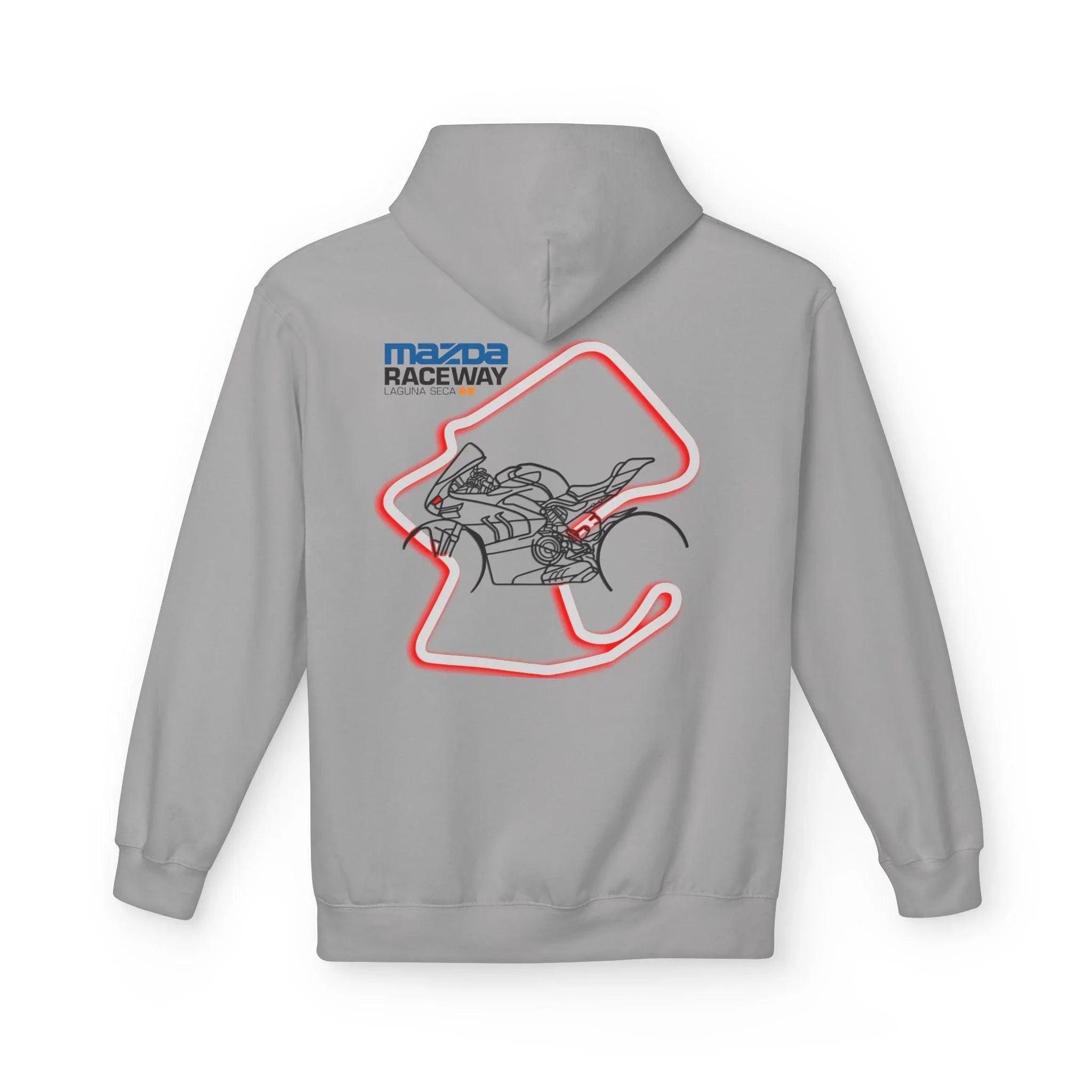 Ducati Panigale V4 SP Laguna Seca Hoodie - Red Edition for Comfort & Style