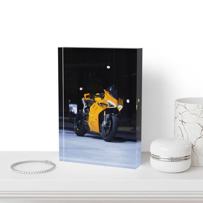 Ducati V4S Motorcycle Acrylic Photo Block #003 - Throttle Designs