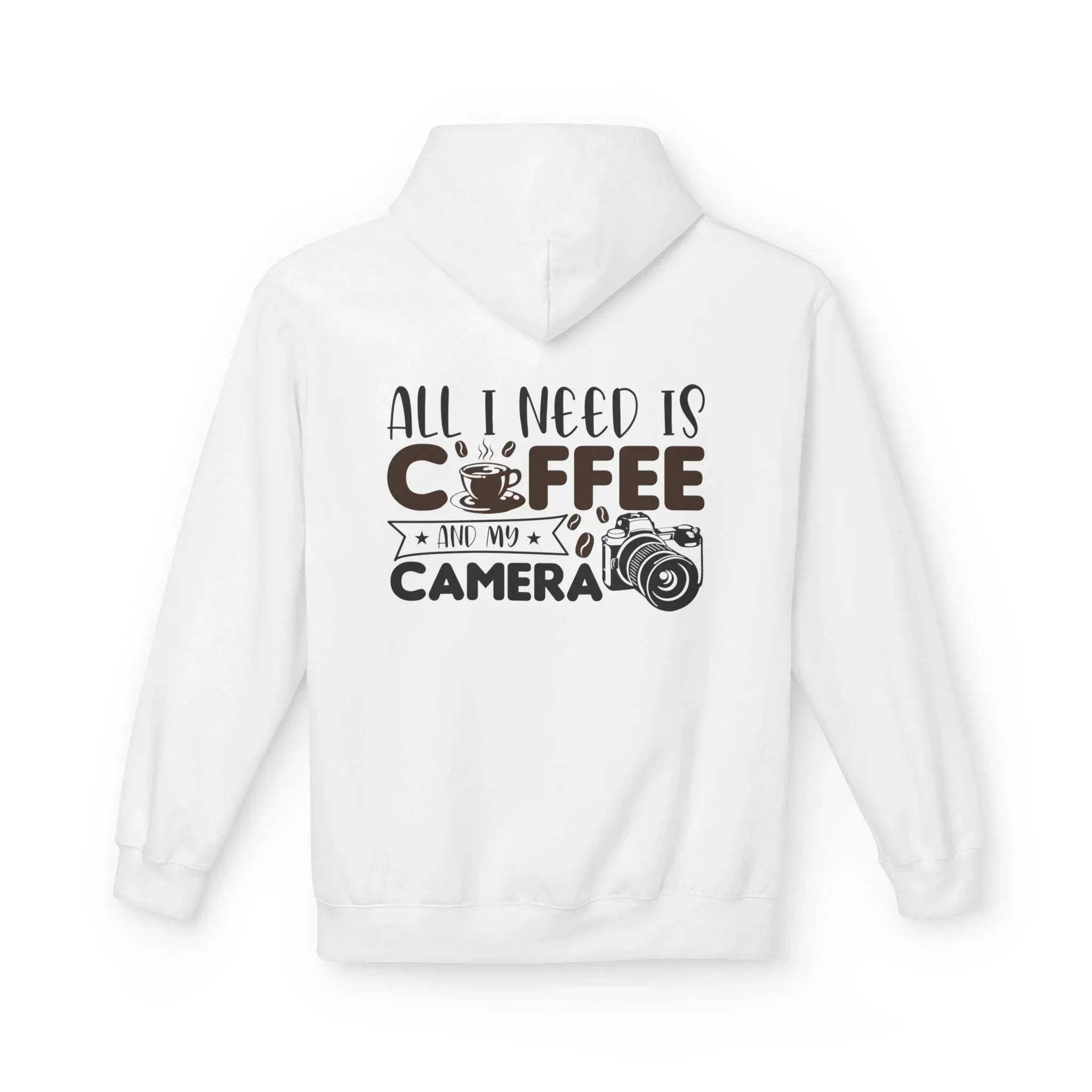 Cozy Photographer's Coffee Fleece Hoodie for Style and Comfort