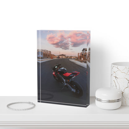 Aprilia RSV4 Motorcycle Acrylic Photo Block #018 - Throttle Designs