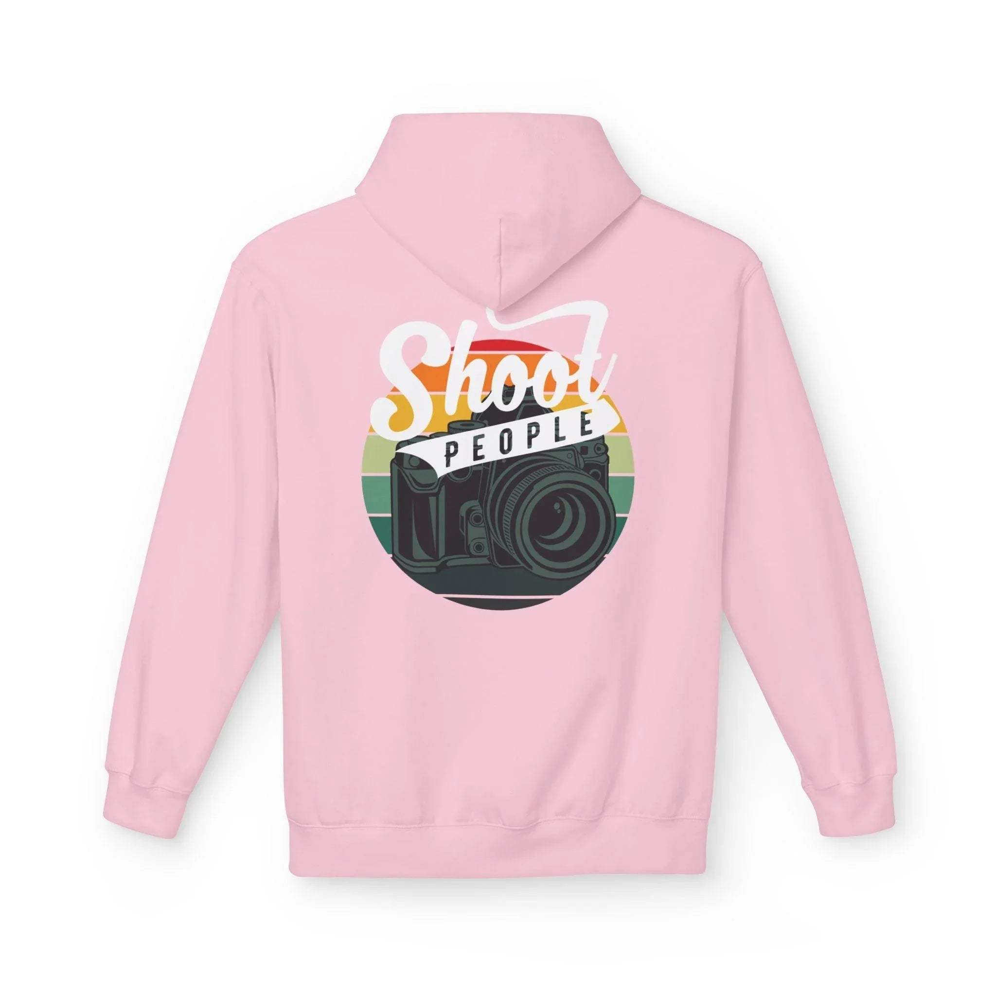 Creative Photographer's "Shoot People" Fleece Hoodie for Ultimate Comfort and Style