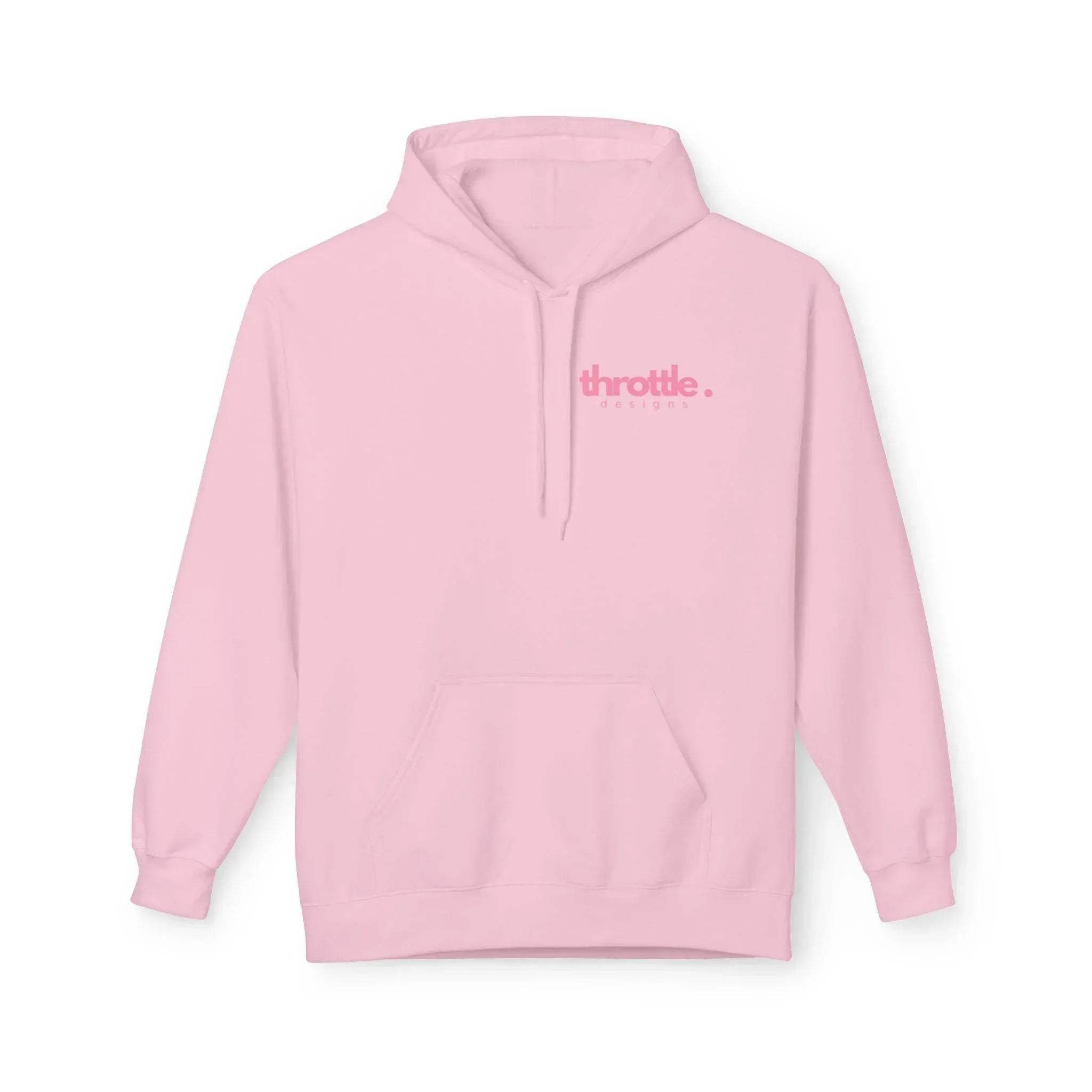 Cozy Chic Skull & Pink Floral Fleece Hoodie