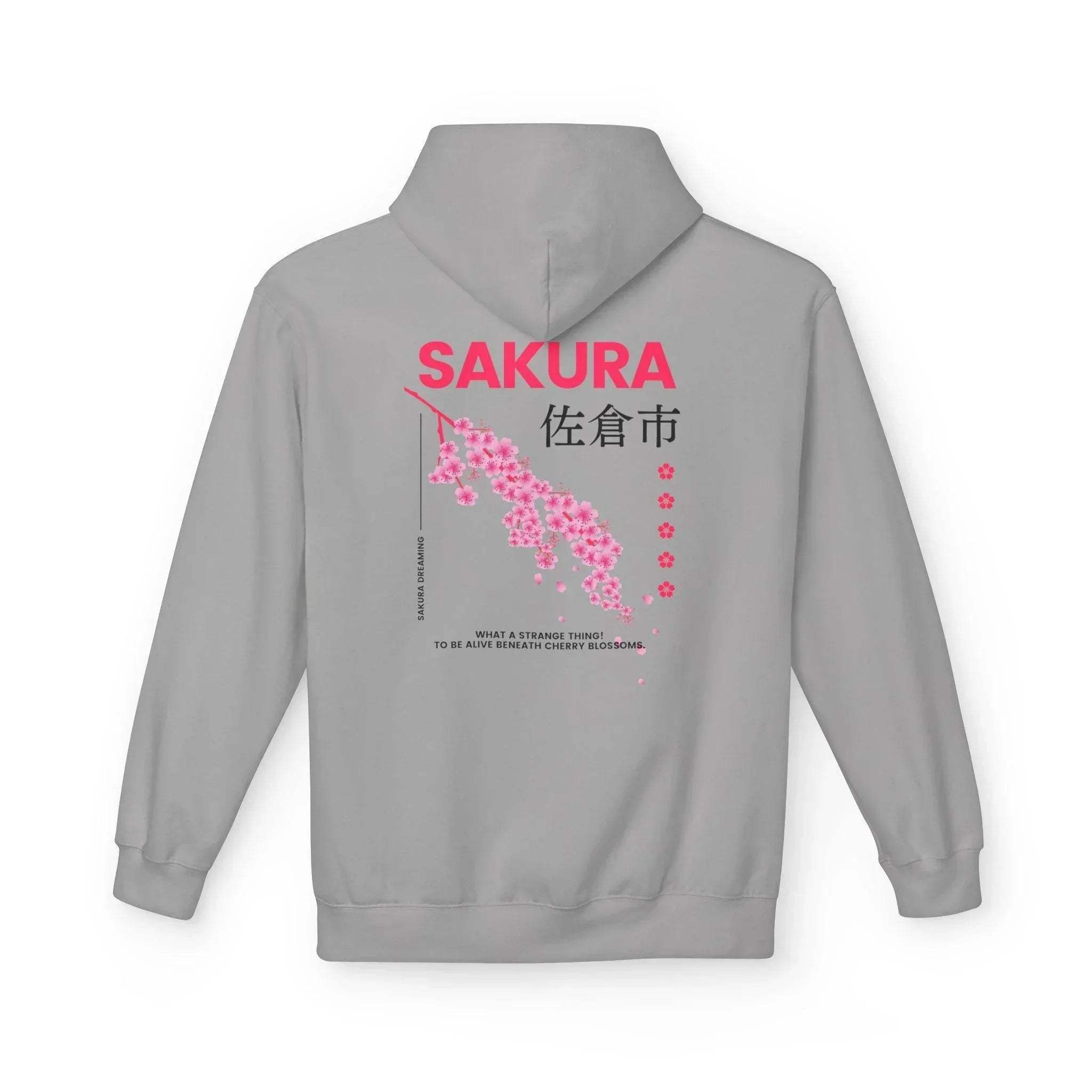 Cozy Sakura Blossom Fleece Hoodie for Ultimate Comfort
