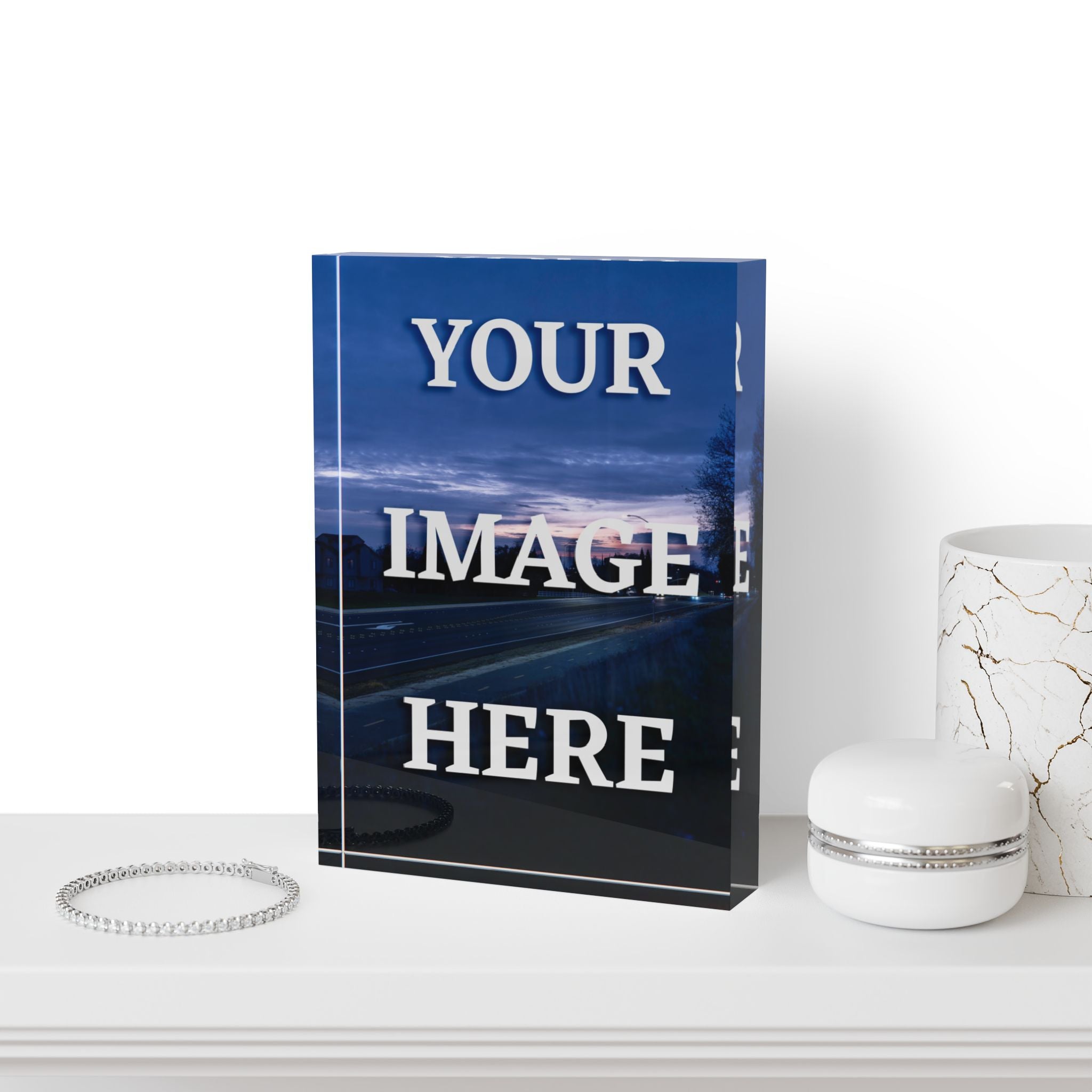 Personalized Custom Acrylic Photo Block - Throttle Designs