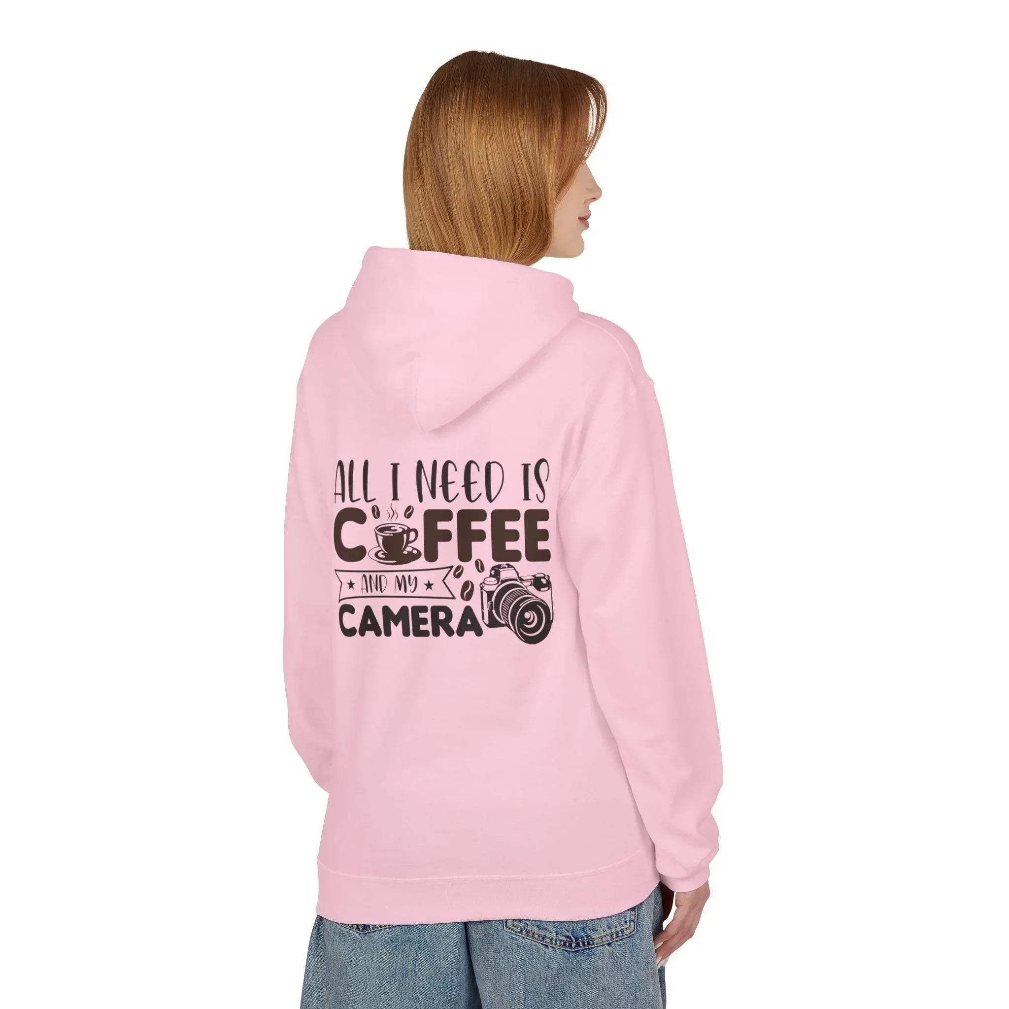 Cozy Photographer's Coffee Fleece Hoodie for Style and Comfort