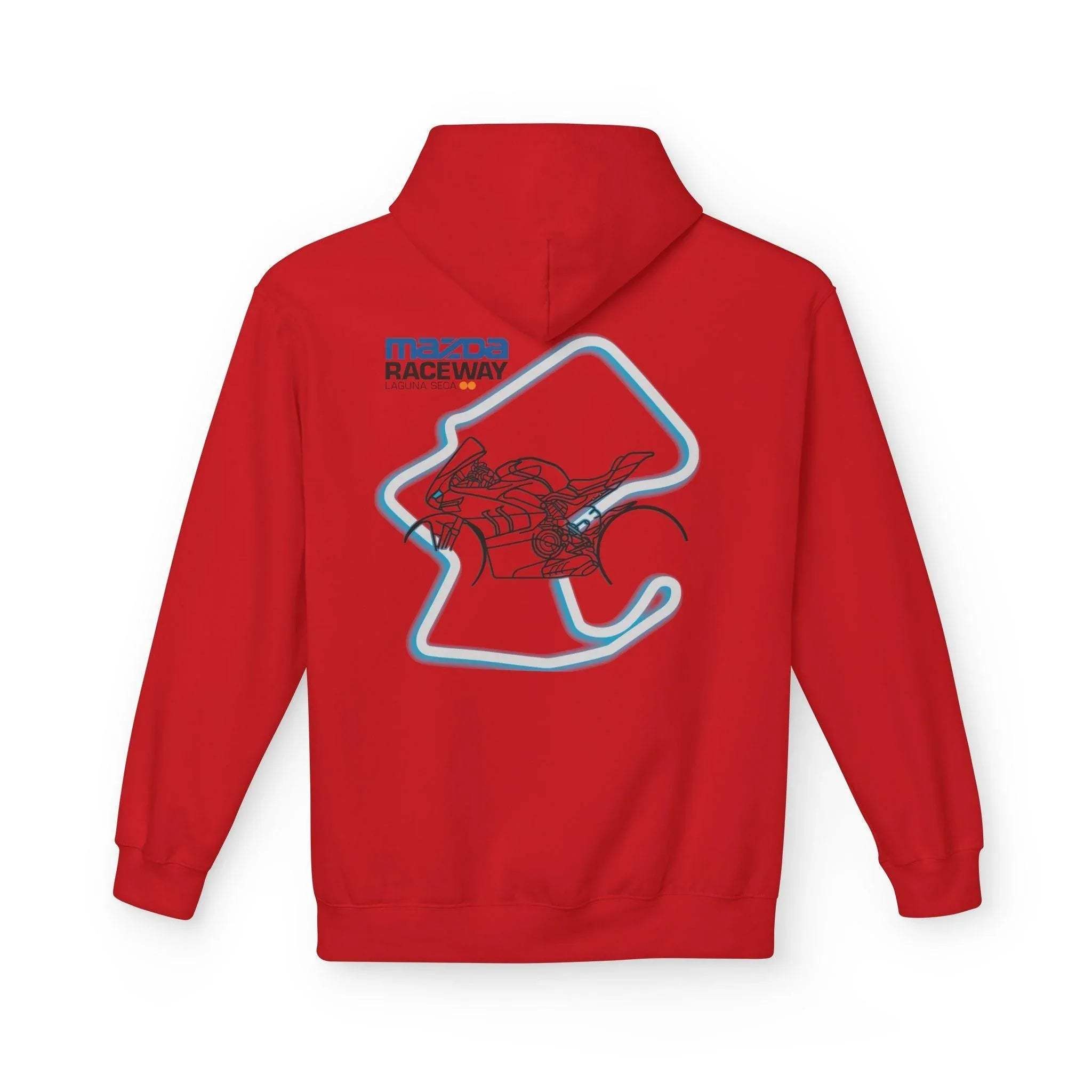 Ducati Panigale V4 SP Laguna Seca Fleece Hoodie - Stylish & Cozy