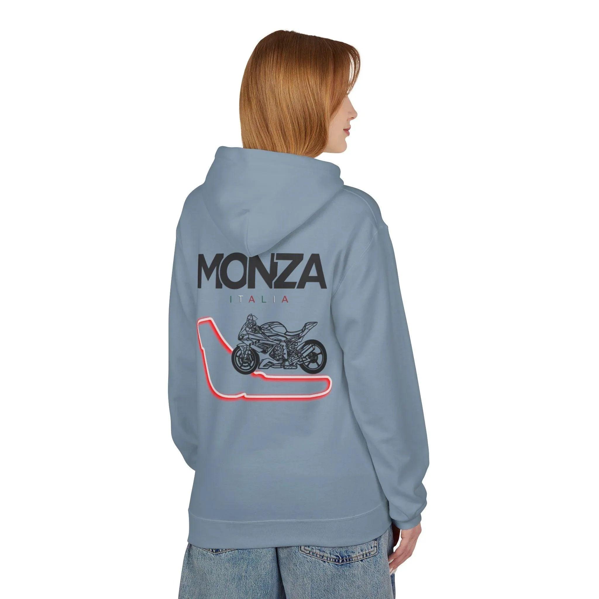 BMW Inspired S1000RR Monza Italia Fleece Hoodie Red Edition for Riders