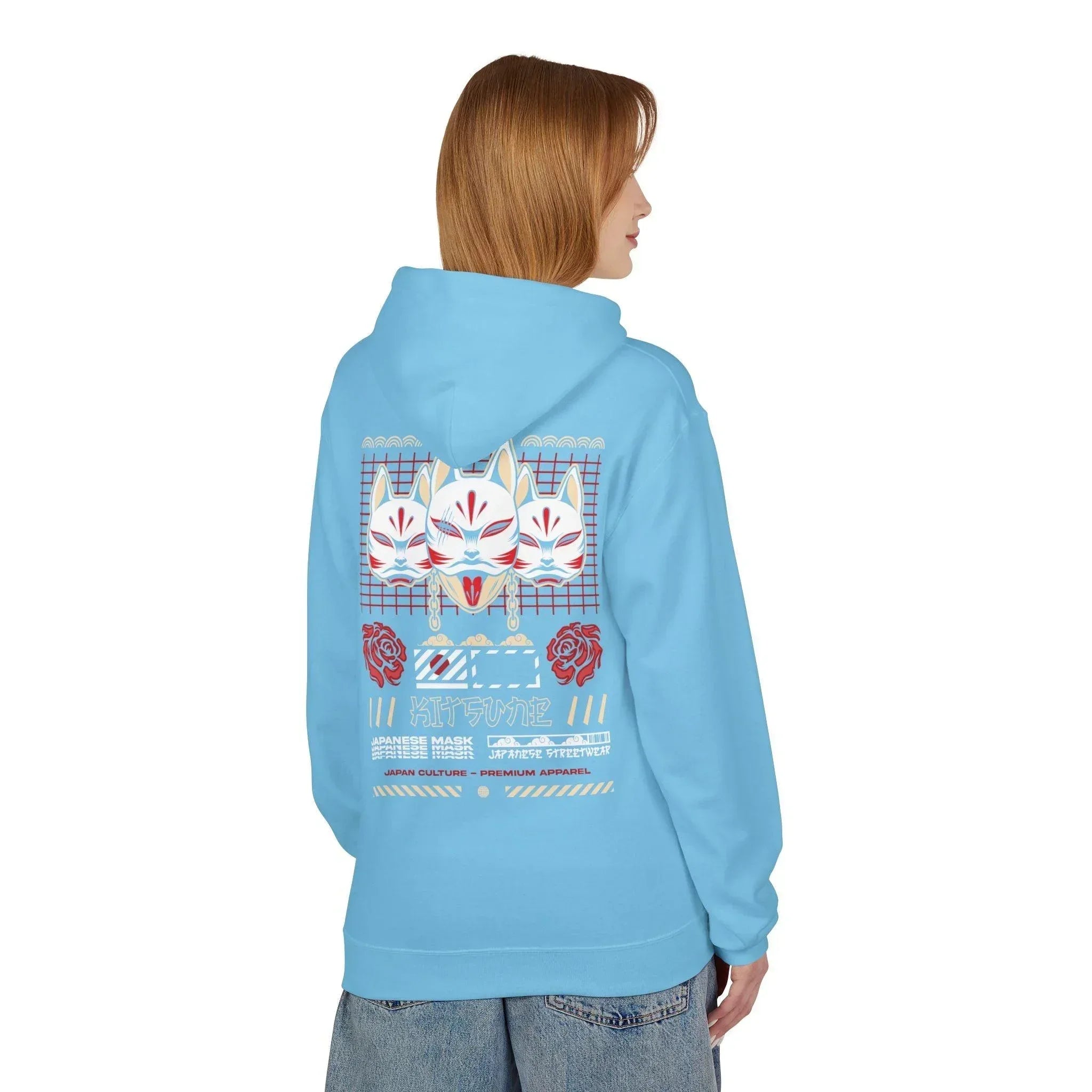 Ultimate Kitsune Japanese Streetwear Fleece Hoodie for Comfort and Style