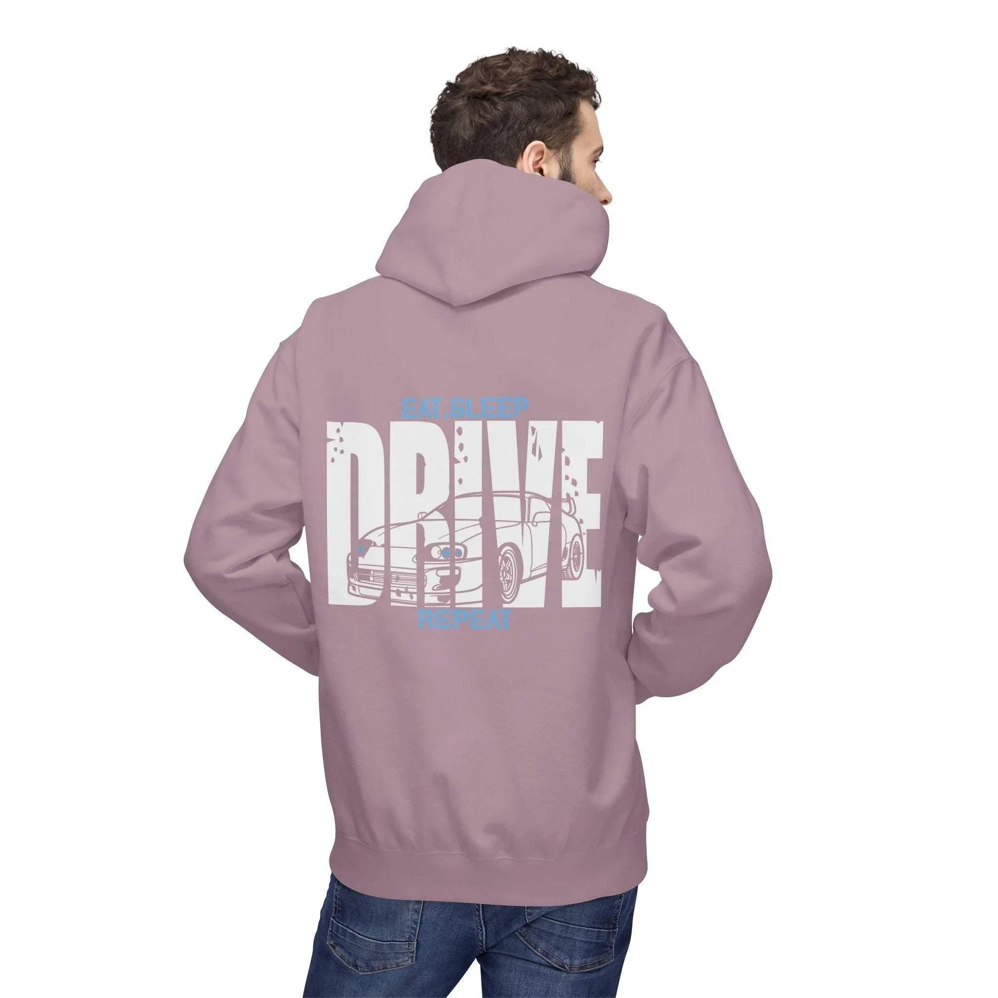 Toyota Supra Mk4 DRIVE Fleece Hoodie for Car Enthusiasts