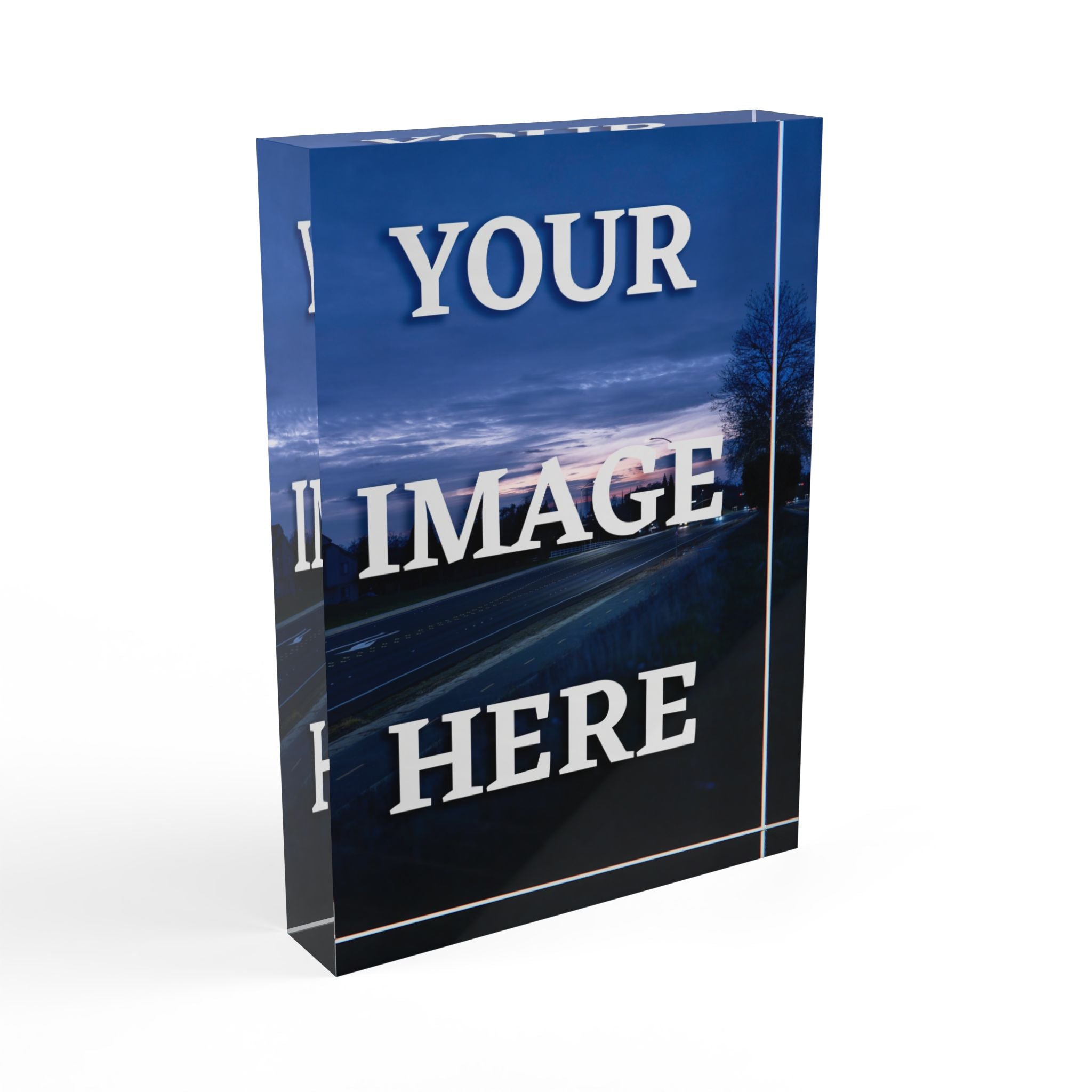 Personalized Custom Acrylic Photo Block - Throttle Designs