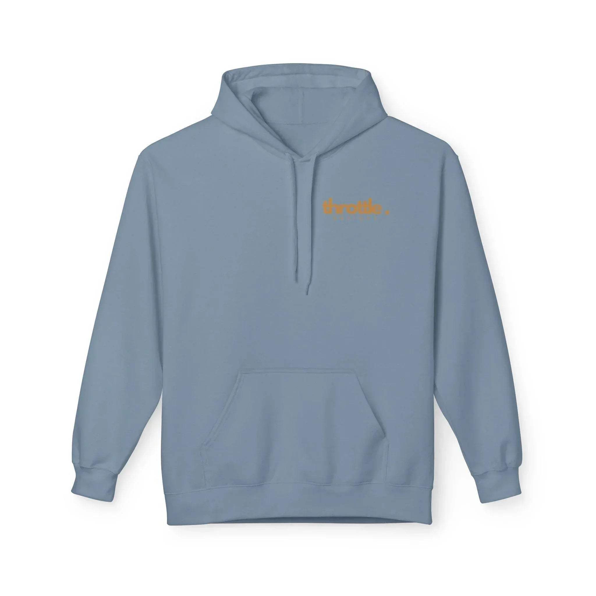 Cozy Chic Groovy Coffee Fleece Hoodie for Ultimate Comfort