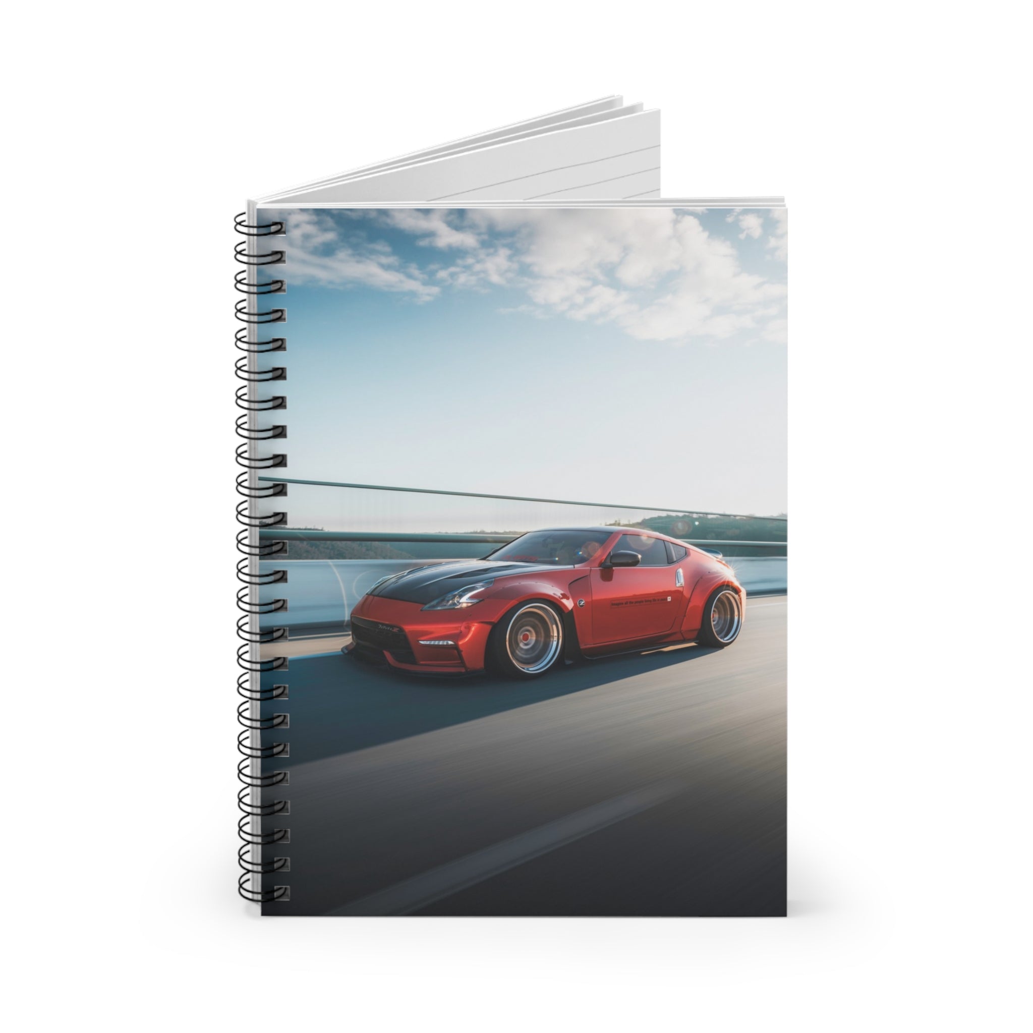 Nissan 370z Automotive Spiral Notebook #004 - Throttle Designs