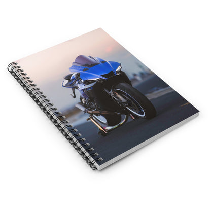 Yamaha R1 Motorcycle Spiral Notebook #012 - Throttle Designs