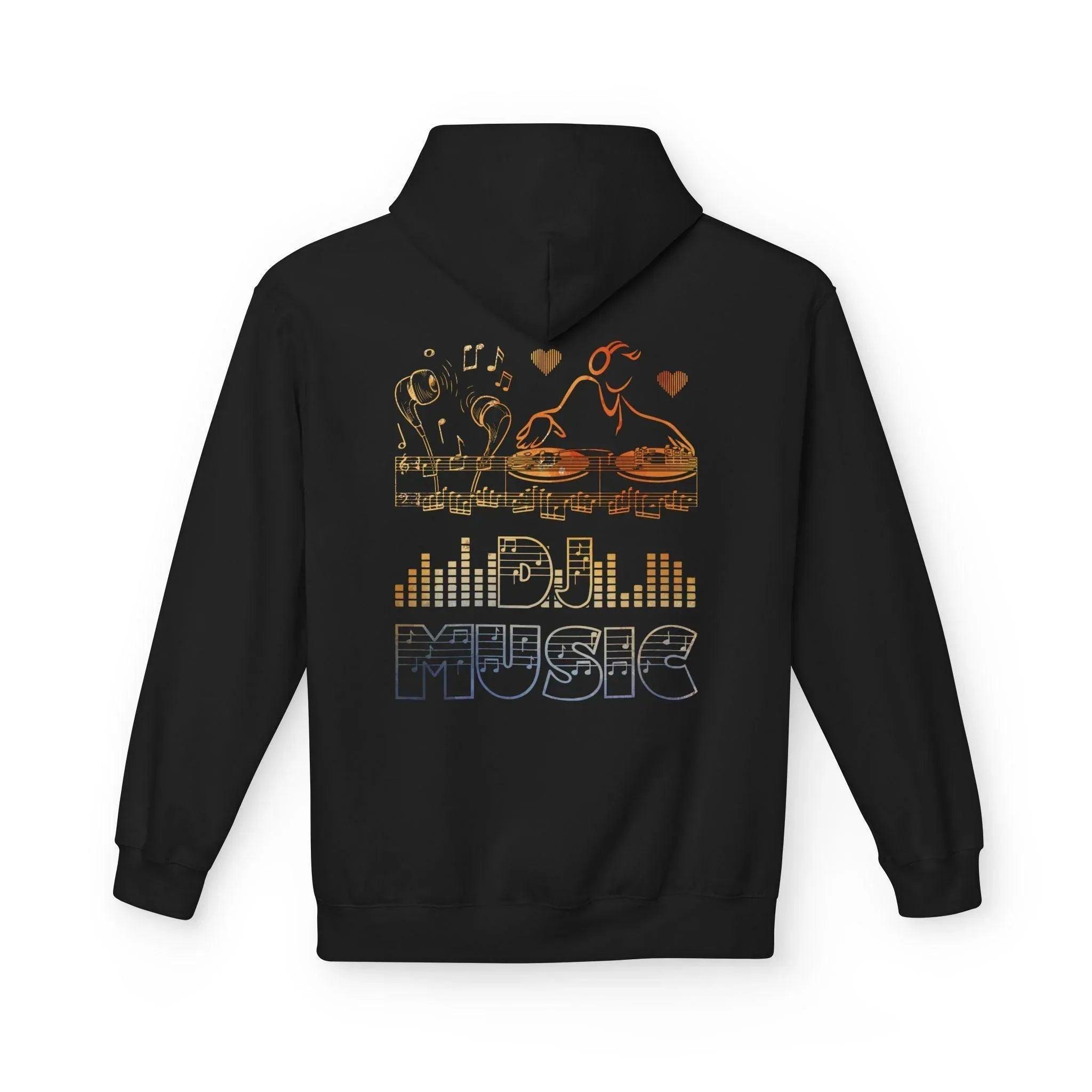 Ultimate DJ Music Lover's Fleece Hoodie: Comfort Meets Style