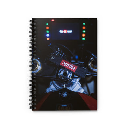 Aprilia RSV4 1100 Factory Motorcycle Spiral Notebook #023 - Throttle Designs