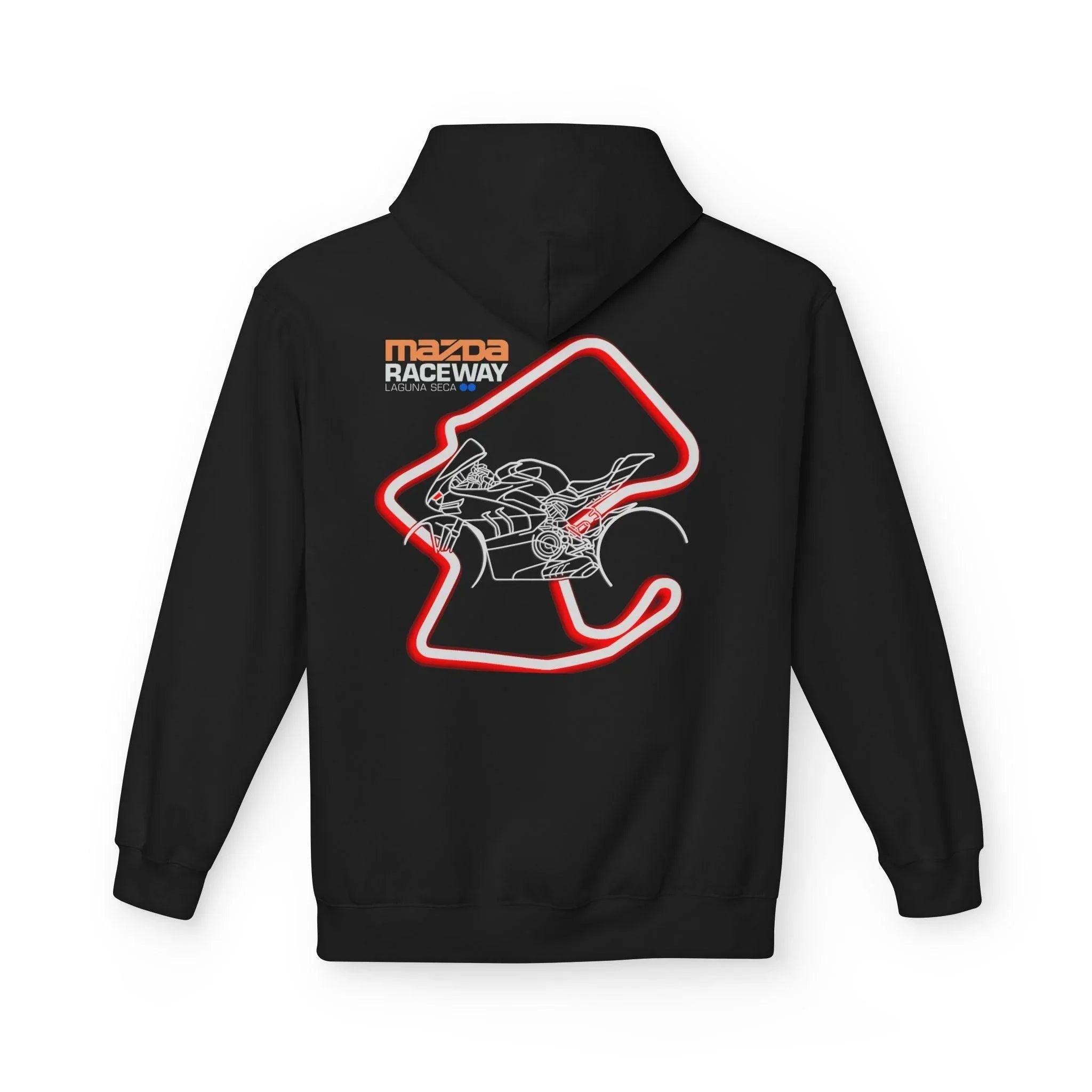 Ducati Panigale V4 SP Laguna Seca Hoodie - Red Edition for Comfort & Style