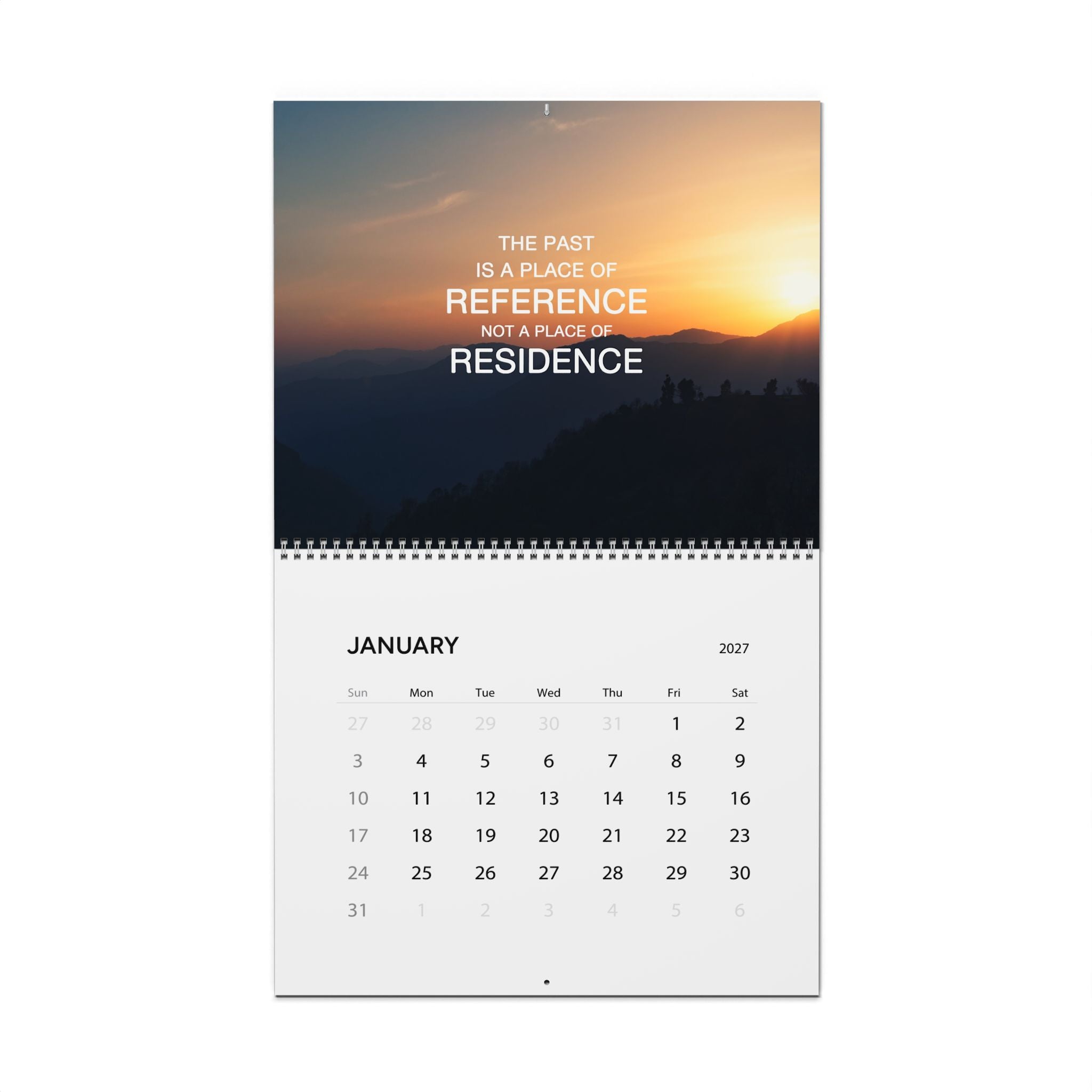 2027 Motivational Wall Calendar – Inspirational Quotes, Positive Messages & Uplifting Artwork