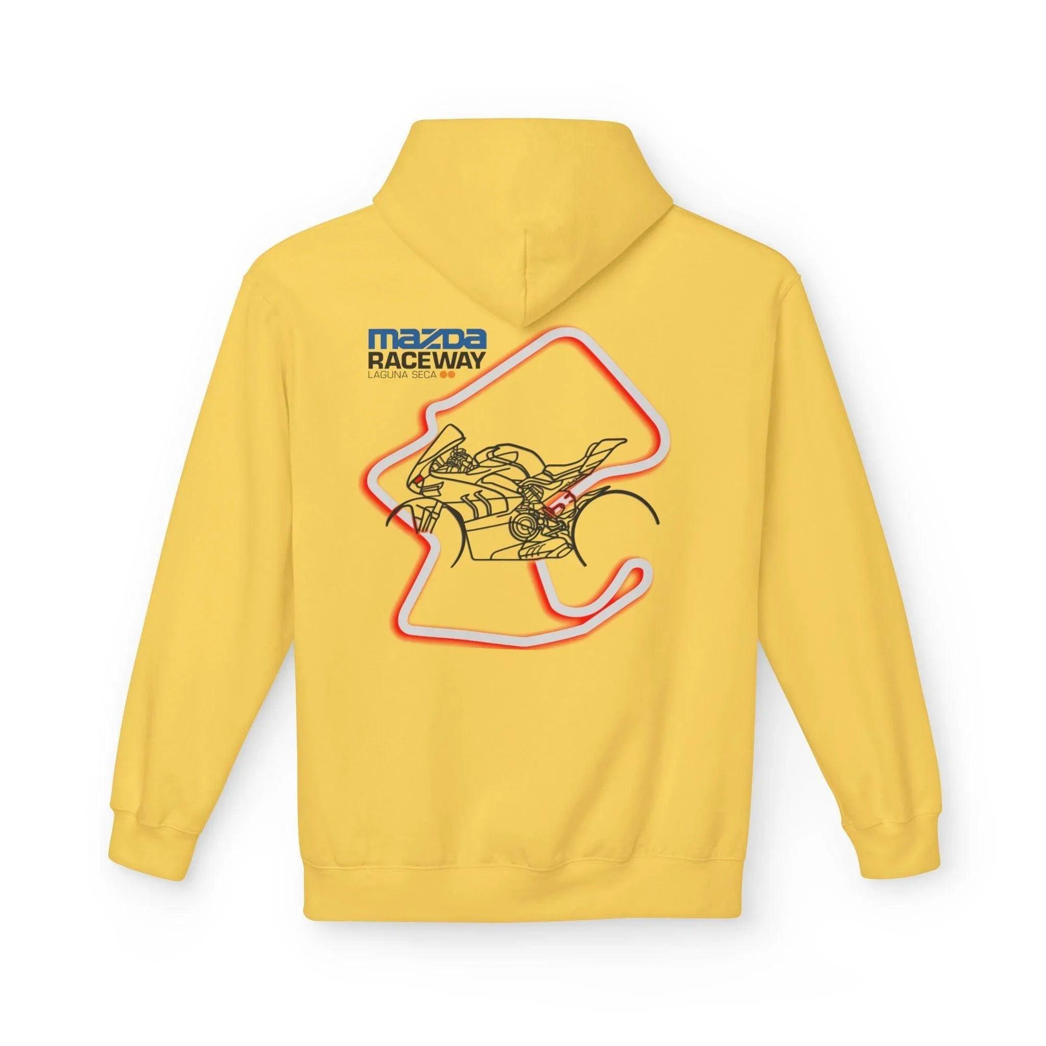 Ducati Panigale V4 SP Laguna Seca Hoodie - Red Edition for Comfort & Style