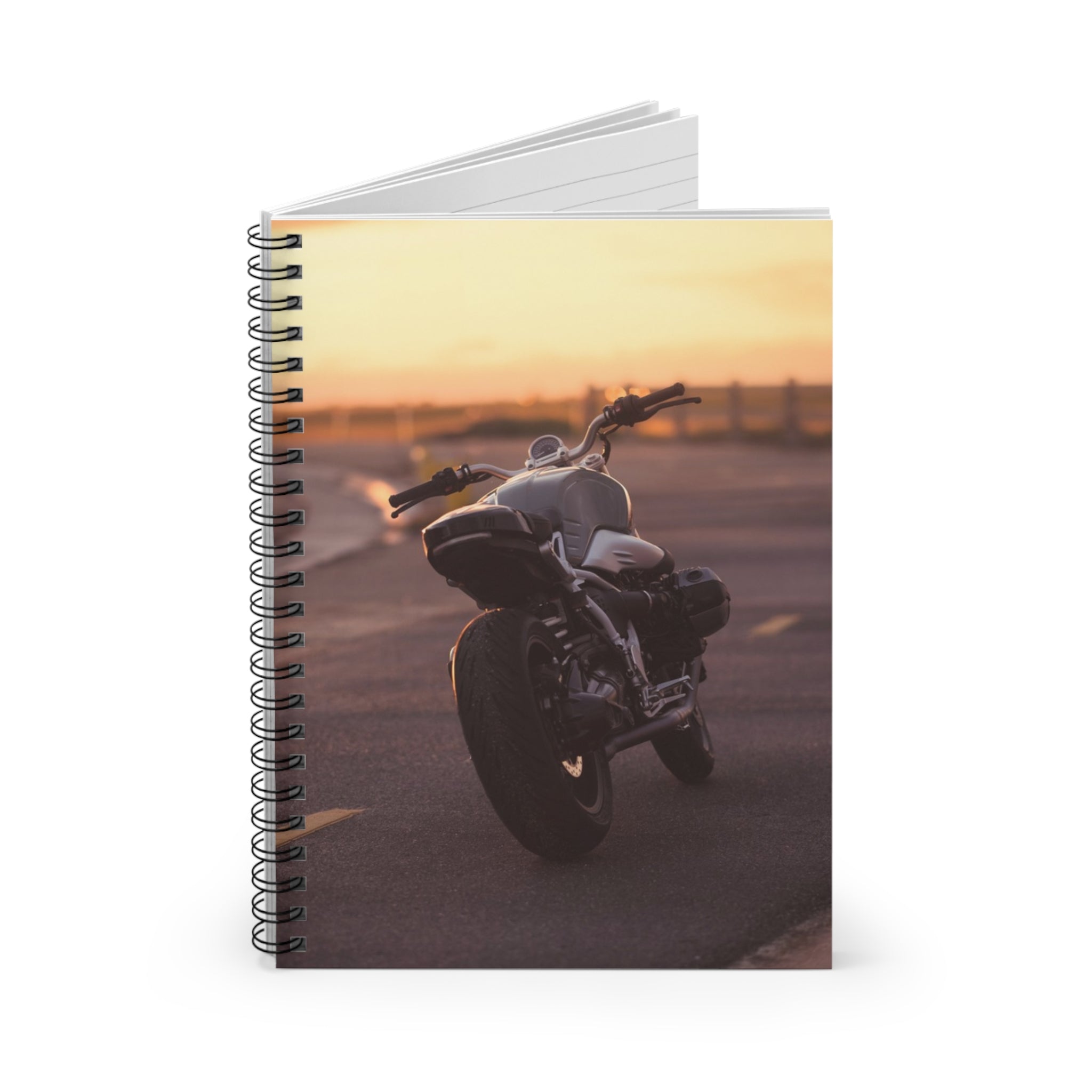 BMW R Nine T Motorcycle Spiral Notebook #002 - Throttle Designs