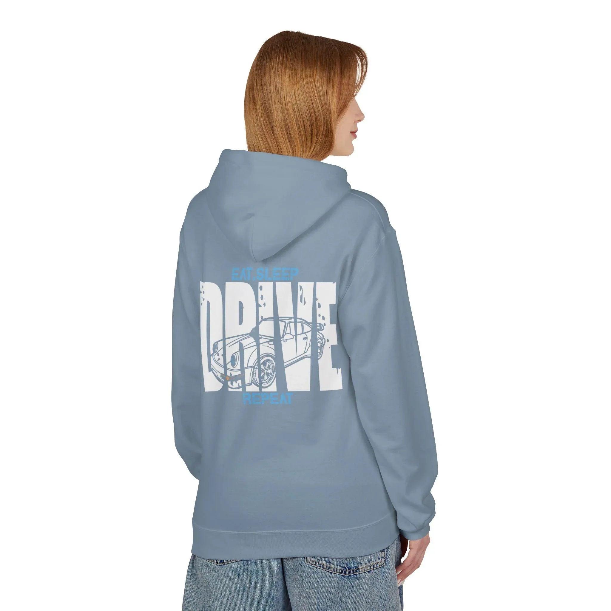 Classic Porsche 911 DRIVE Fleece Hoodie for Ultimate Comfort