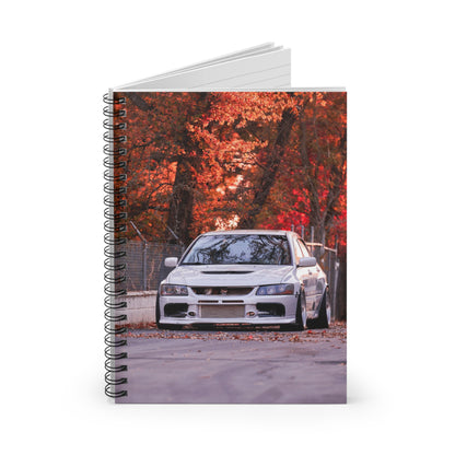 Mitsubishi Evo 8 Automotive Spiral Notebook #031 - Throttle Designs