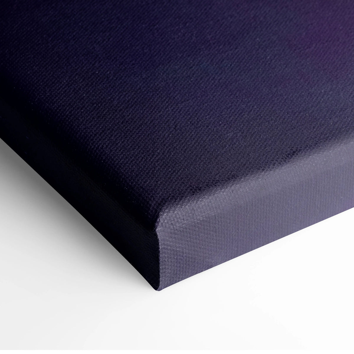 Dark navy koenigsegg jesko attack inspired supercar canvas art with textured woven surface and raised edges