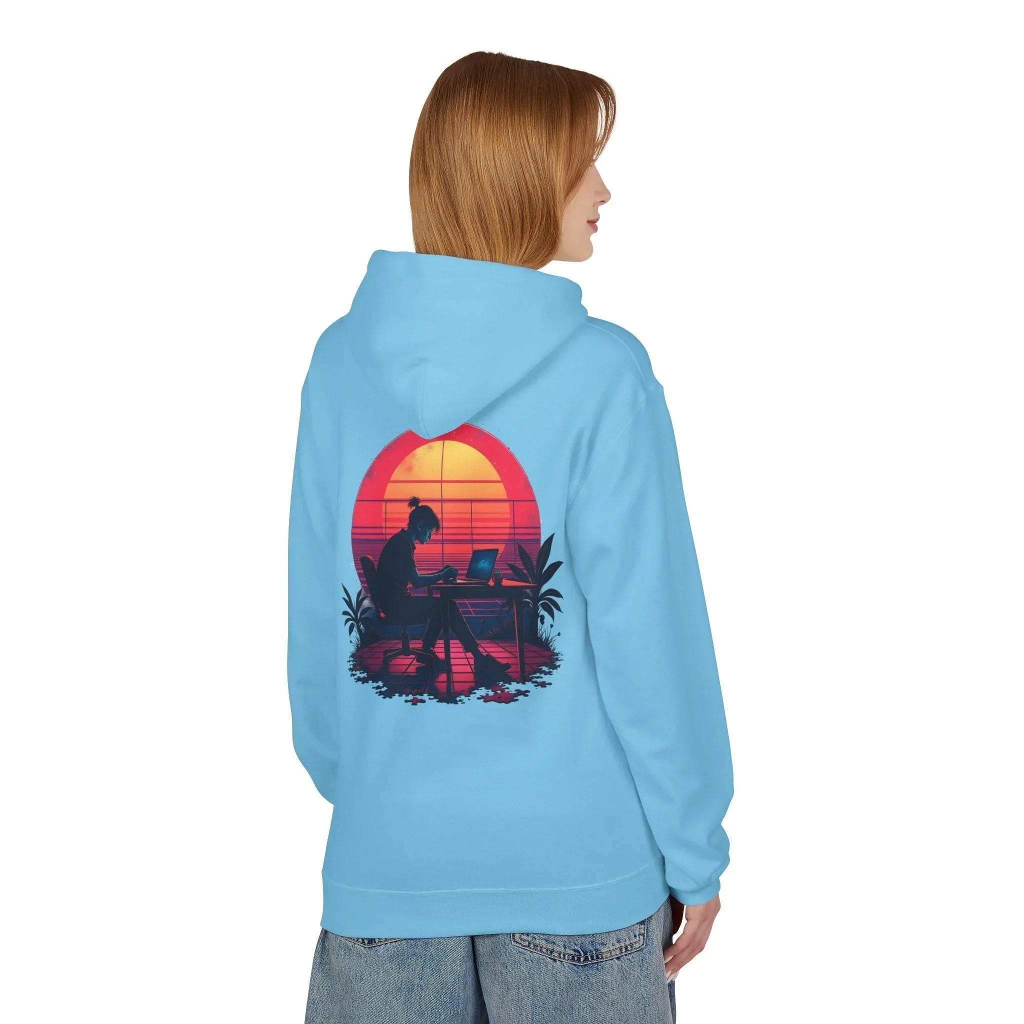 Ultimate Retro Programmer Fleece Hoodie for Comfort and Style