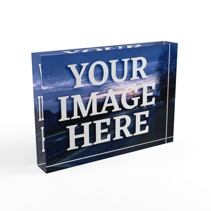 Personalized Custom Acrylic Photo Block - Throttle Designs