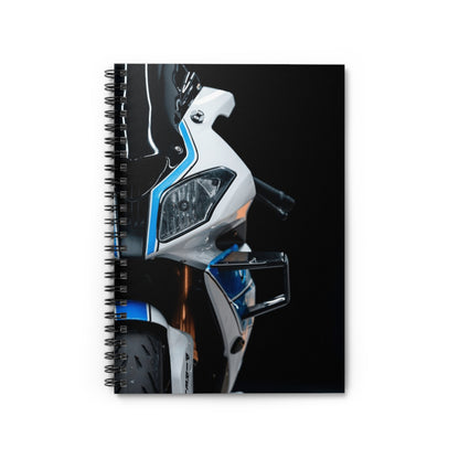 BMW S1000RR HP4 Motorcycle Spiral Notebook #011 - Throttle Designs