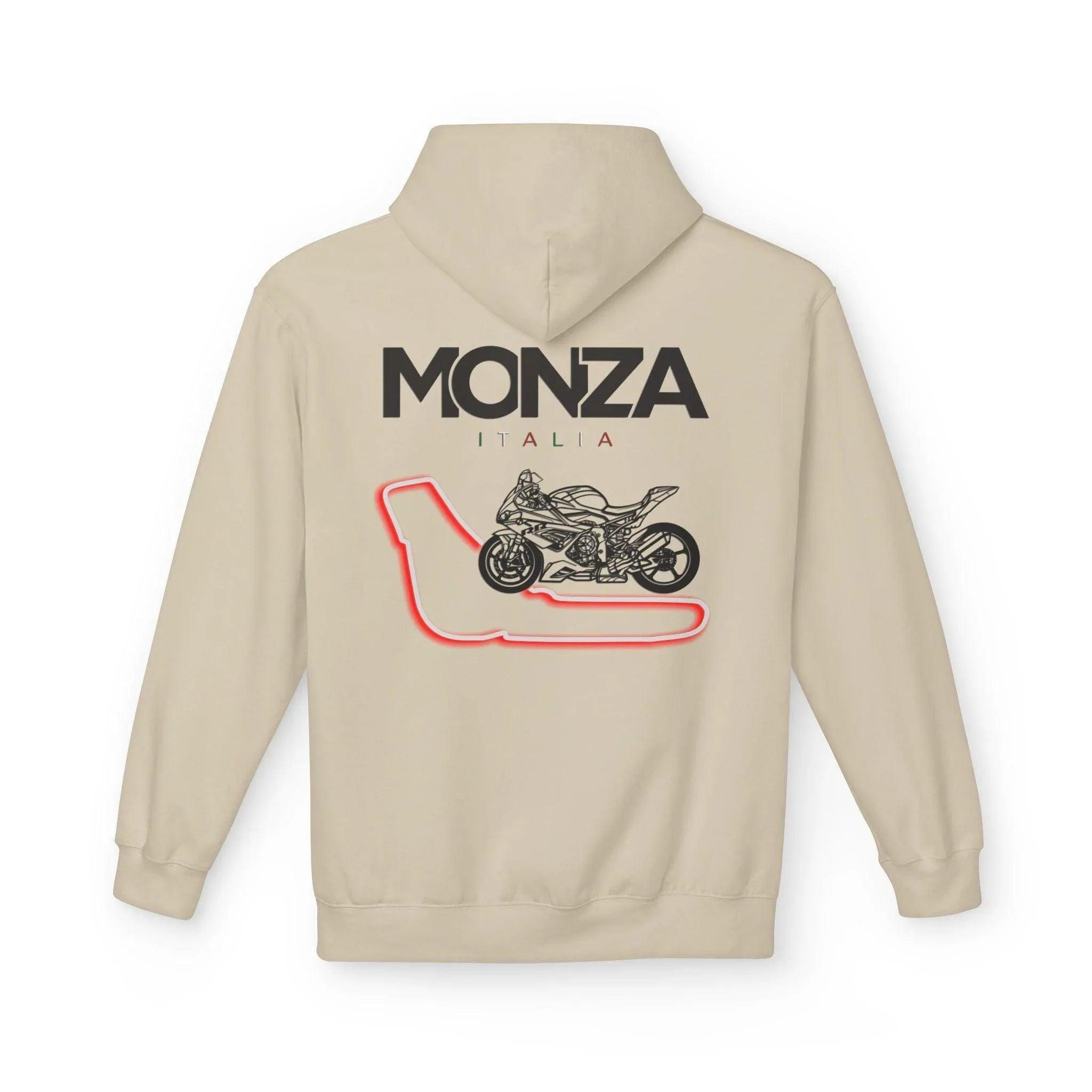 BMW Inspired S1000RR Monza Italia Fleece Hoodie Red Edition for Riders