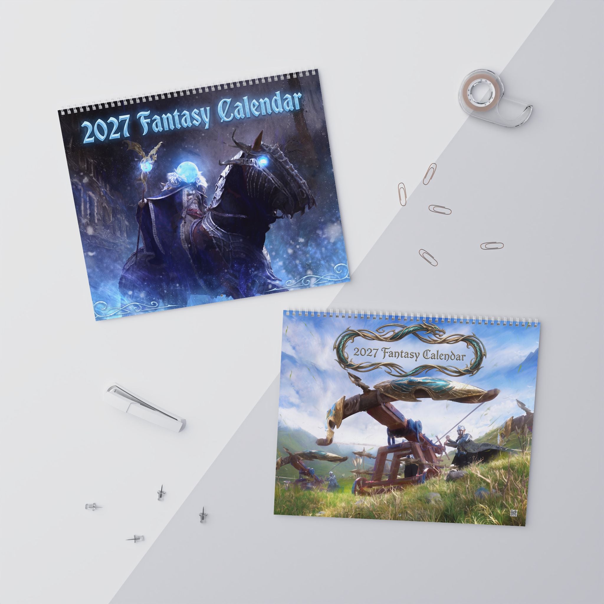 2027 Fantasy Art Calendar – Imaginative Characters, Magical Realms & Dream World Artwork