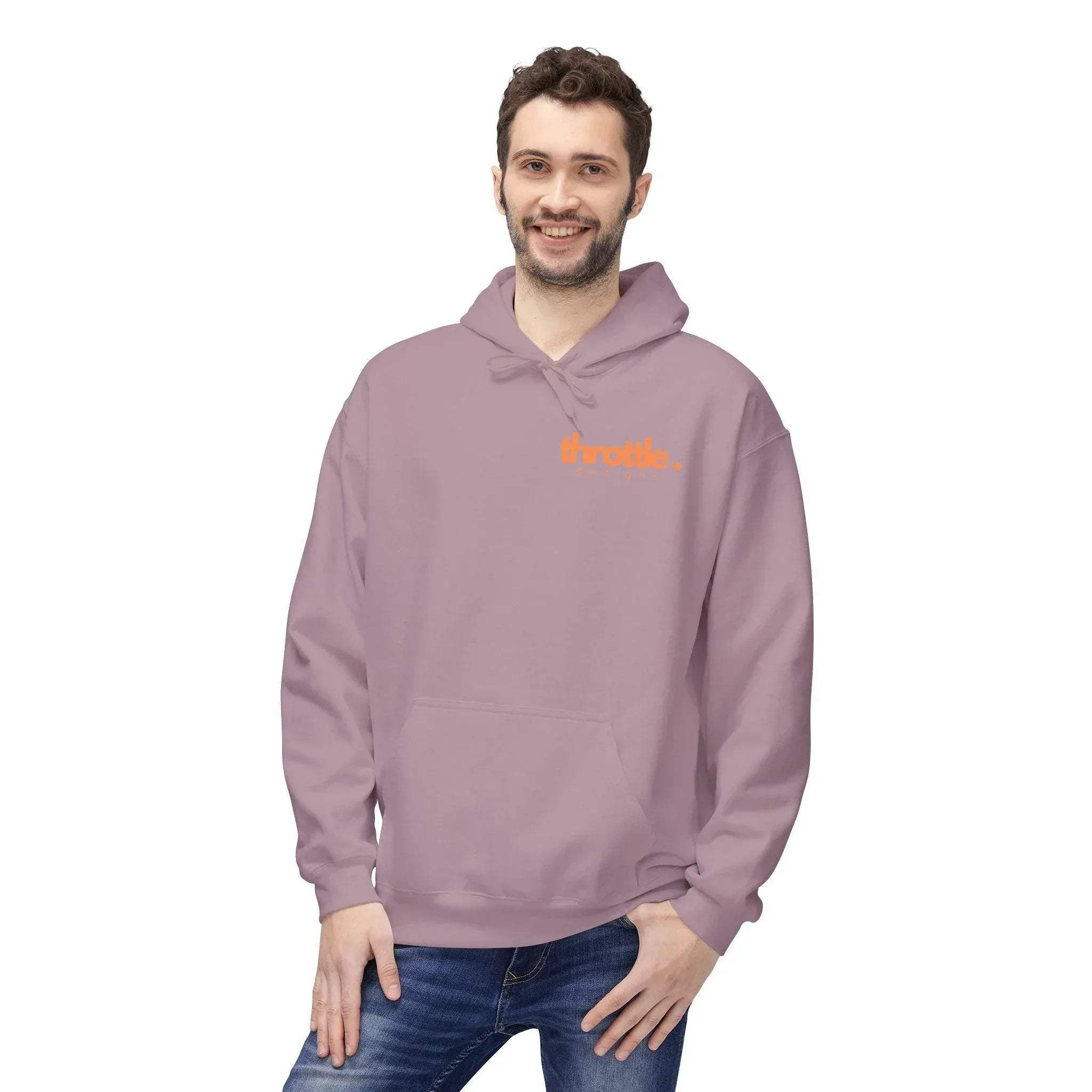 Cozy Cat Lover's Retro Sunset Fleece Hoodie