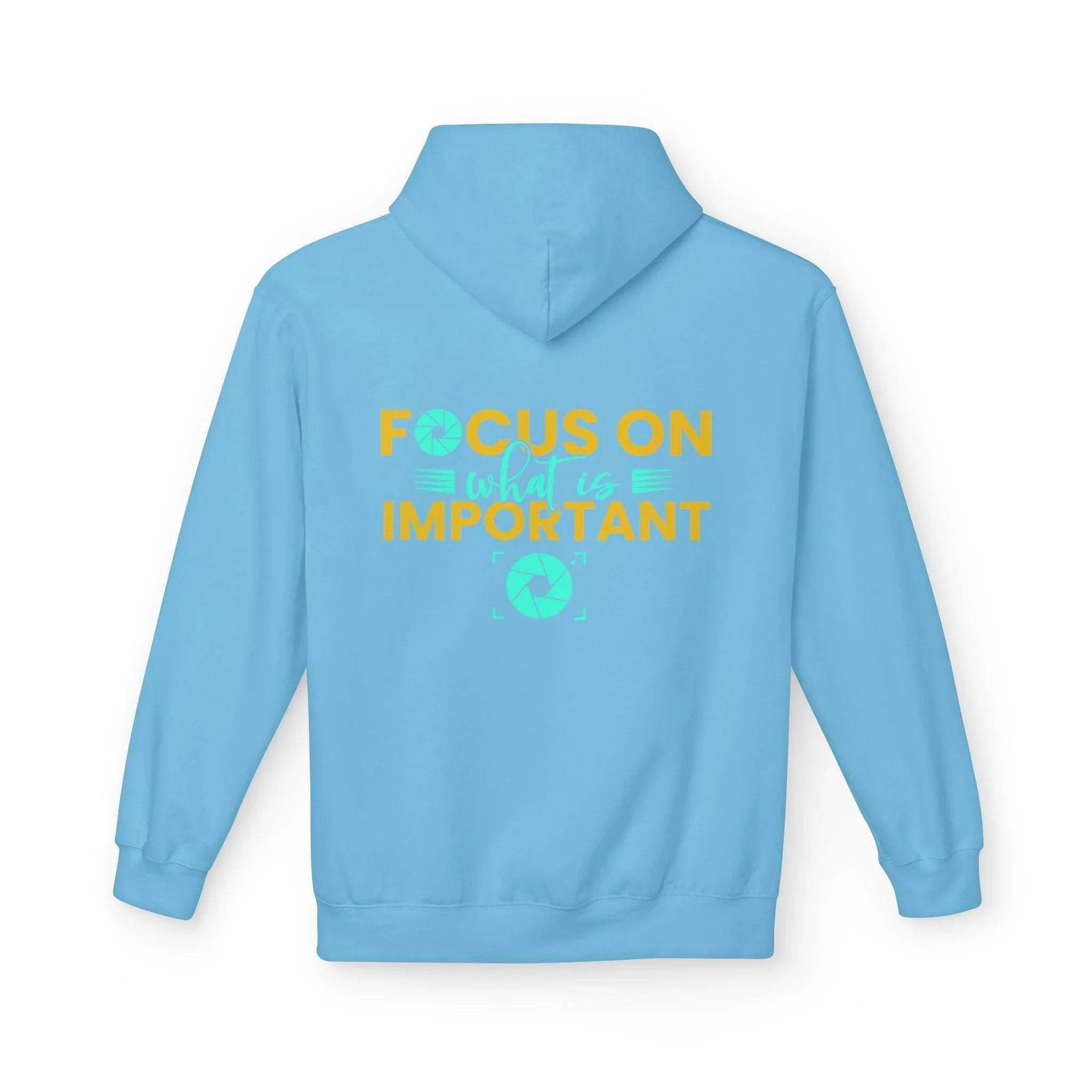 Inspirational Fleece Hoodie for Photographers - 'Prioritize What Matters'