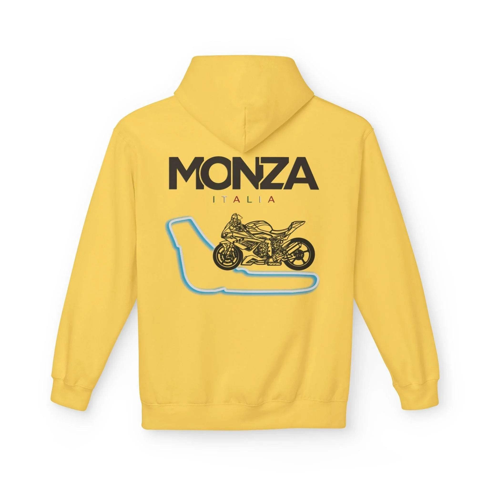 BMW Inspired S1000RR Monza Italia Race Track Fleece Hoodie for Style and Comfort