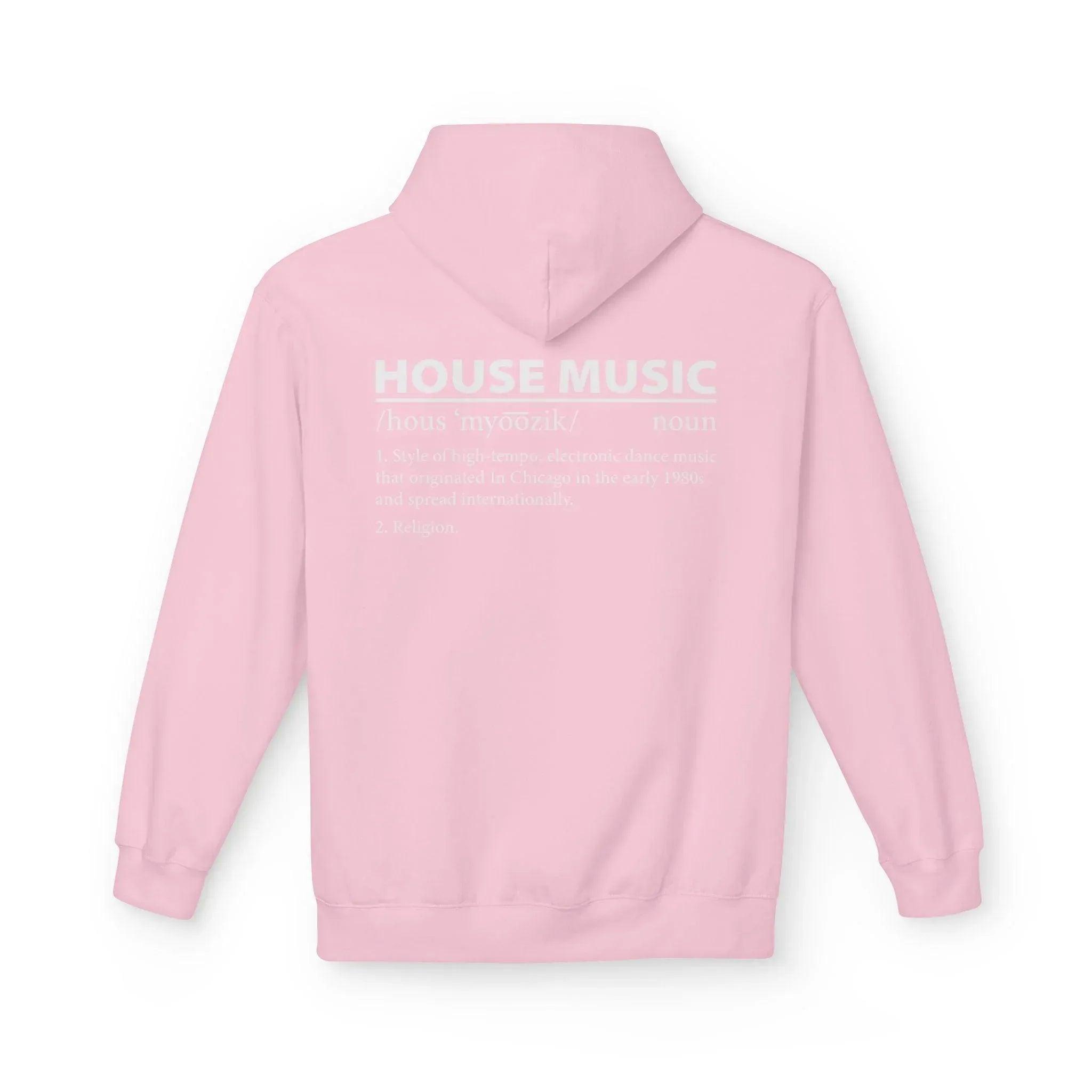 Ultimate House Music Fleece Hoodie for Comfort and Style