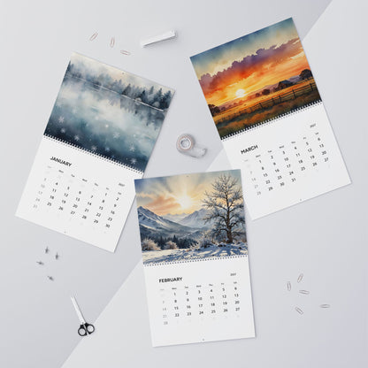 2027 Watercolor Artwork Wall Calendar – Colorful Artistic Designs & Dreamy Painted Art Collection