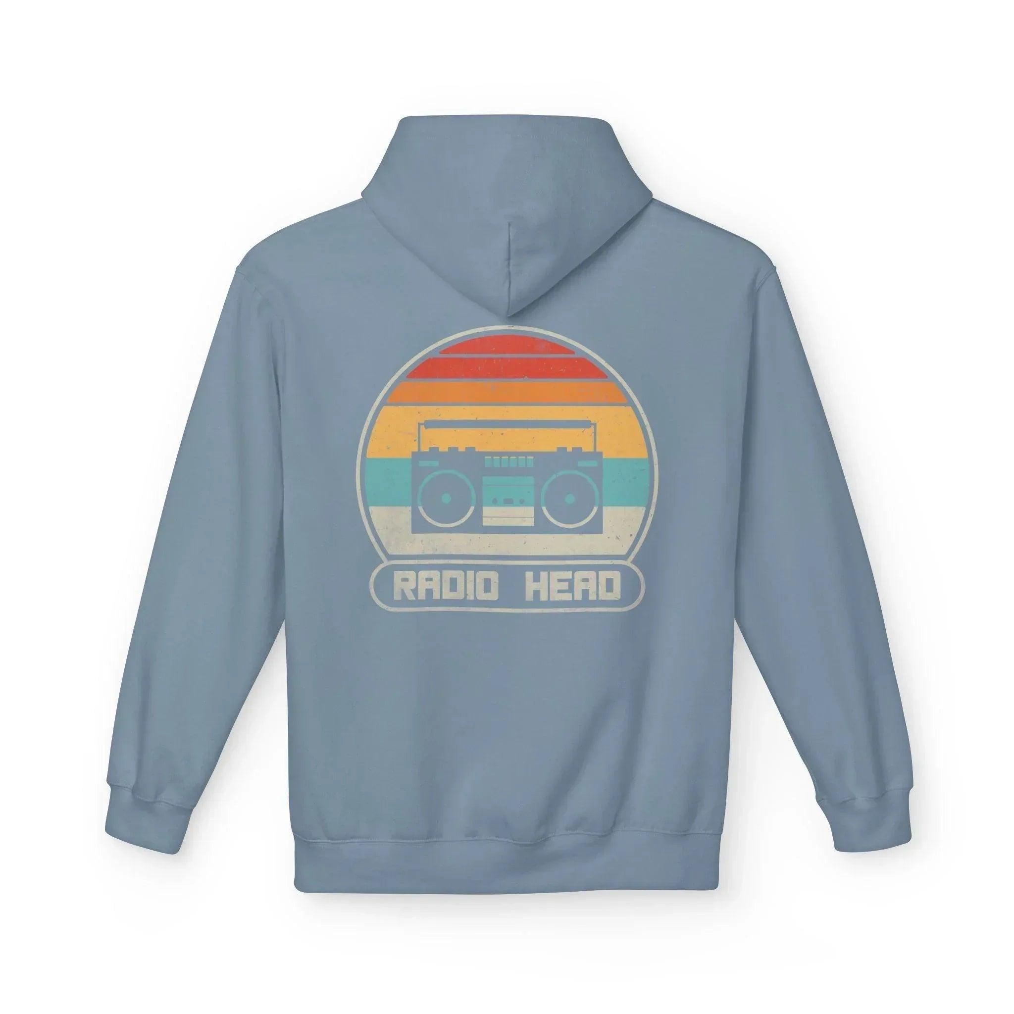 Cozy Vibes Radio Head Fleece Pullover Hoodie