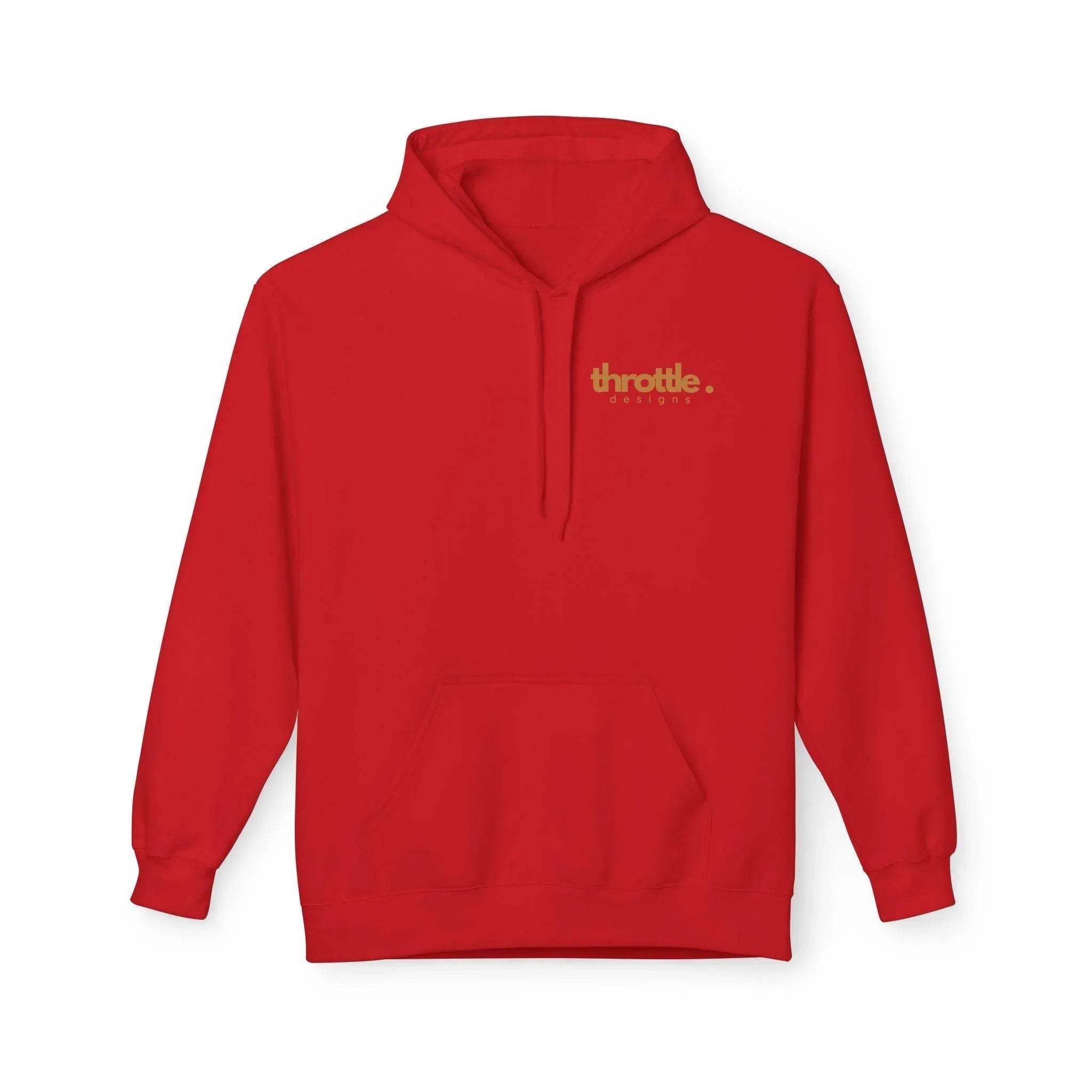 Chic Designer Coffee Fleece Pullover Hoodie for Ultimate Comfort