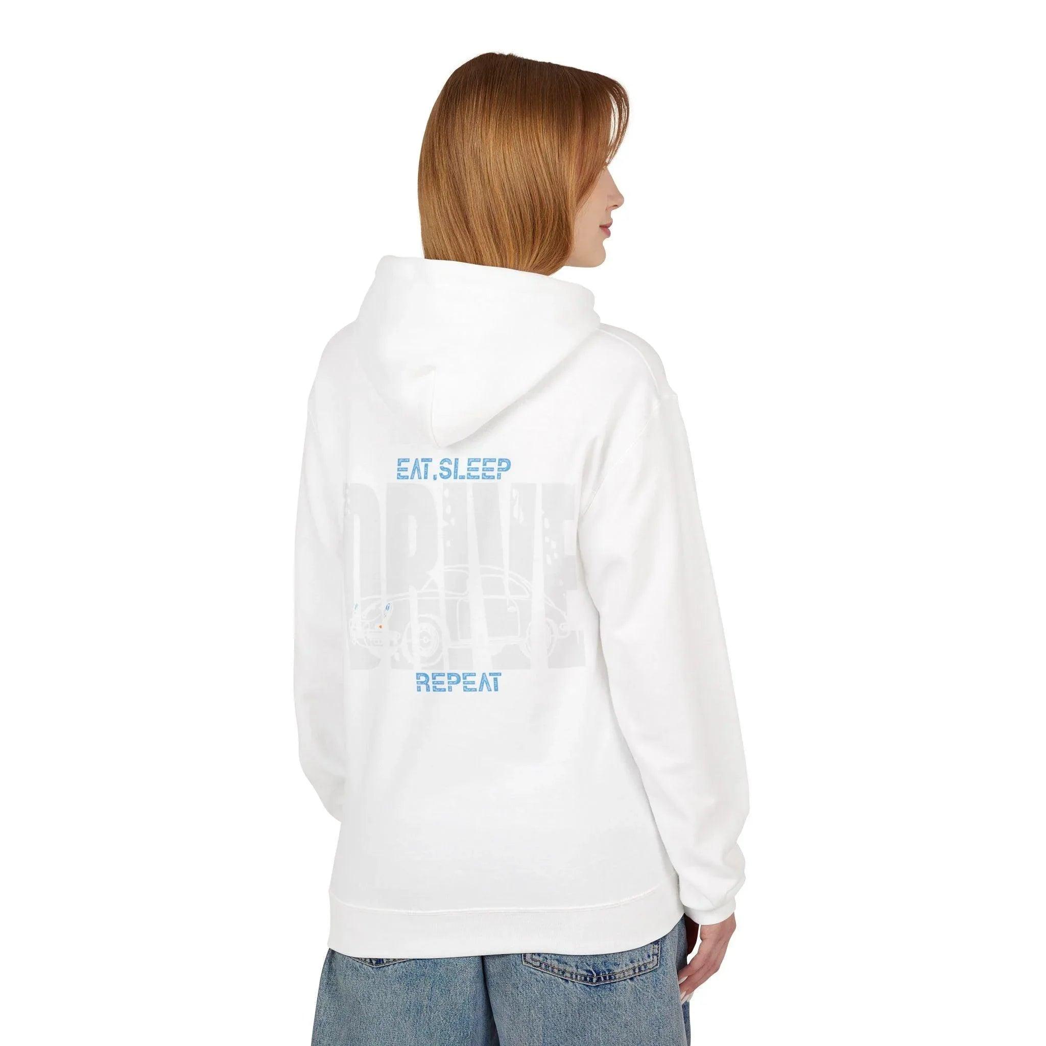 Classic Porsche 356 DRIVE Fleece Hoodie for Car Enthusiasts